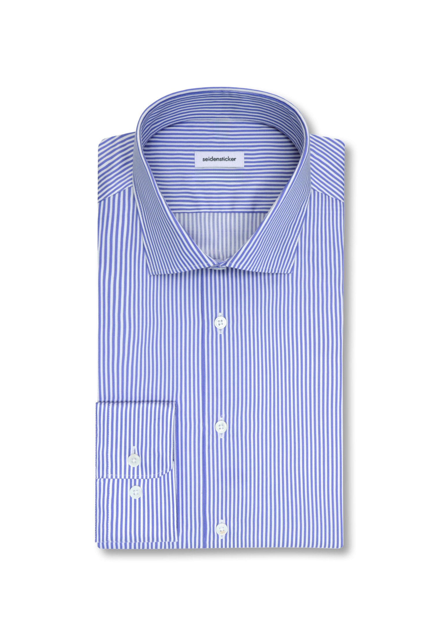 seidensticker Chemise d'affaires »Schwarze Rose« Slim 1/1 Kentkragen Gestreift