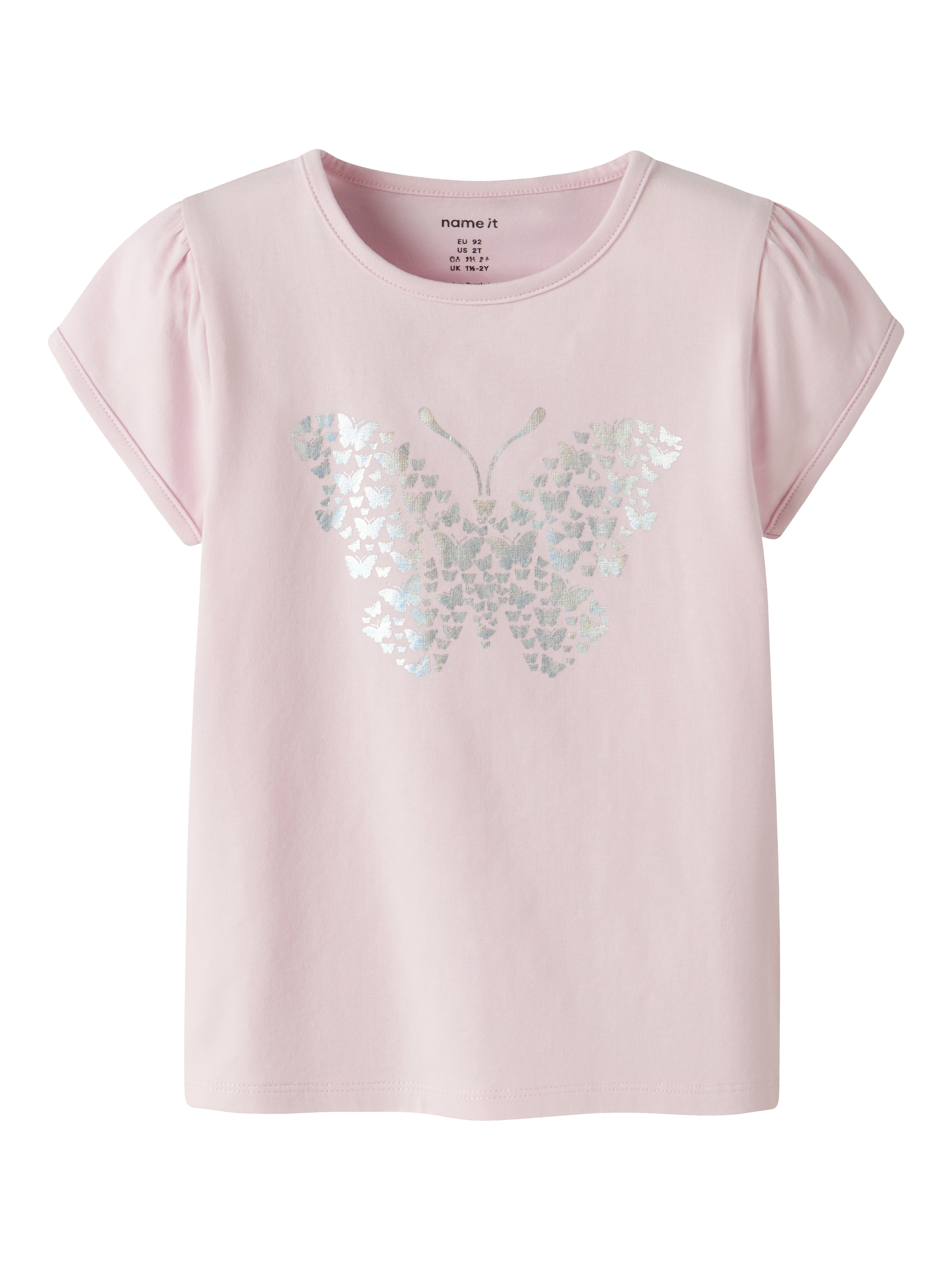 Name It T-shirt »NMFFIPASA CAP SL TOP BOX« avec imprimé papillons estival