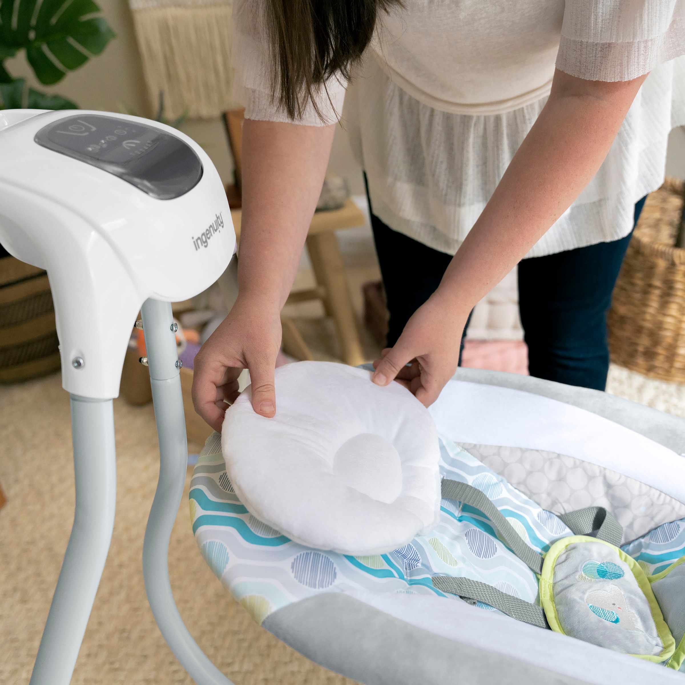 ingenuity Transat pour bébé »SimpleComfort  Compact Soothing Swing - Everston« mit Sound-Effekt