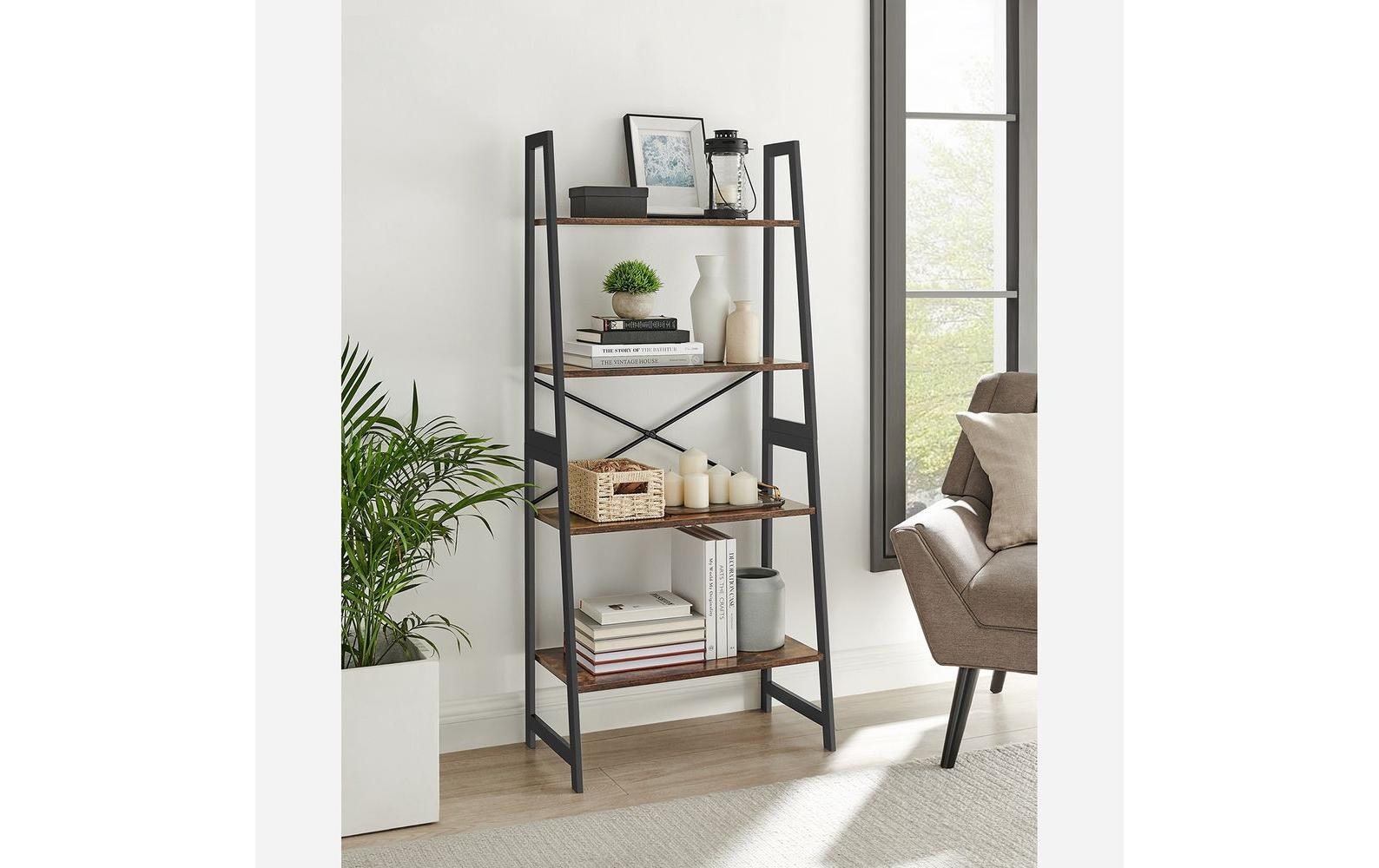 VASAGLE Bücherregal »mit 4 Ablagen«