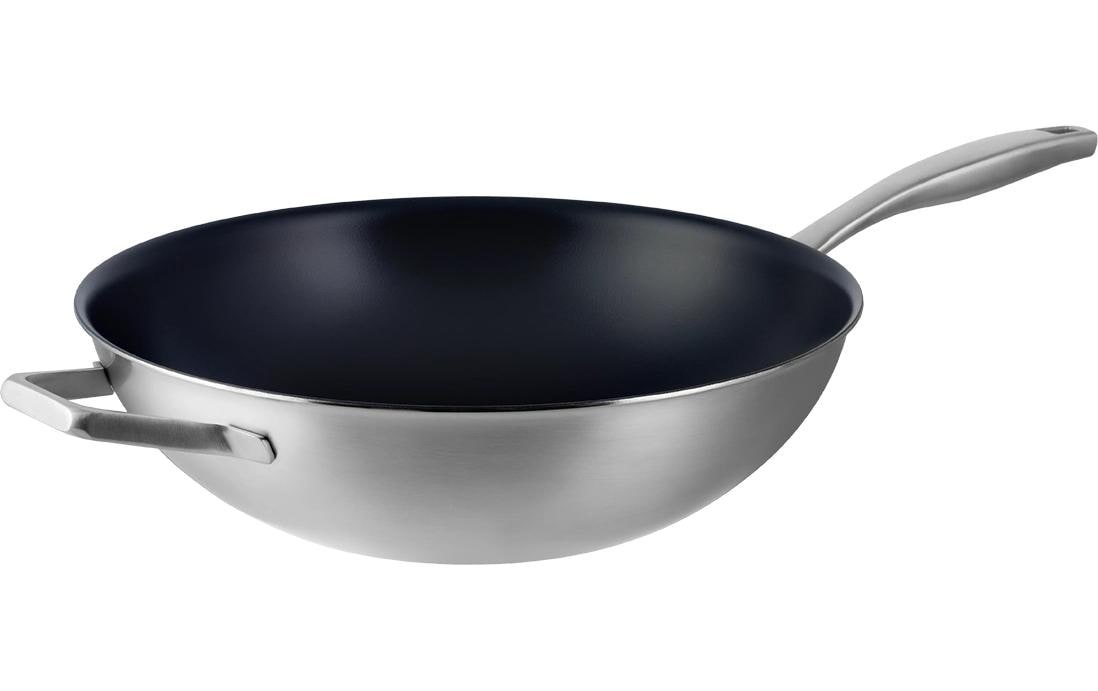   Wok »Lunasol Sirius Terra Multi-Layer Ø 30 cm, H: 8,5 cm« Aluminium