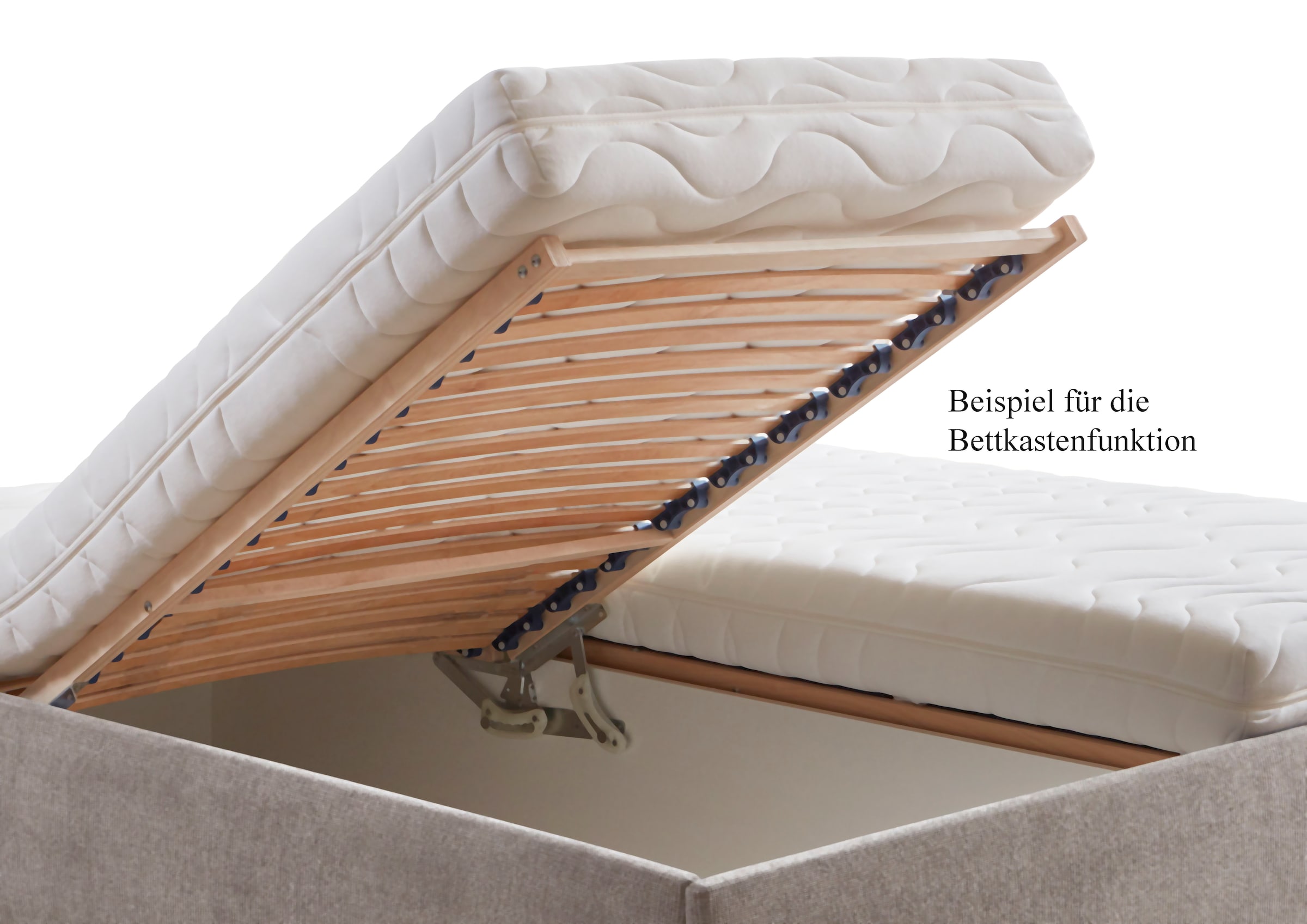 Westfalia Schlafkomfort Lit rembourré »Pisa in verschiedenen Härtegraden und Grössen« wahlweise mit oder ohne Bettkasten