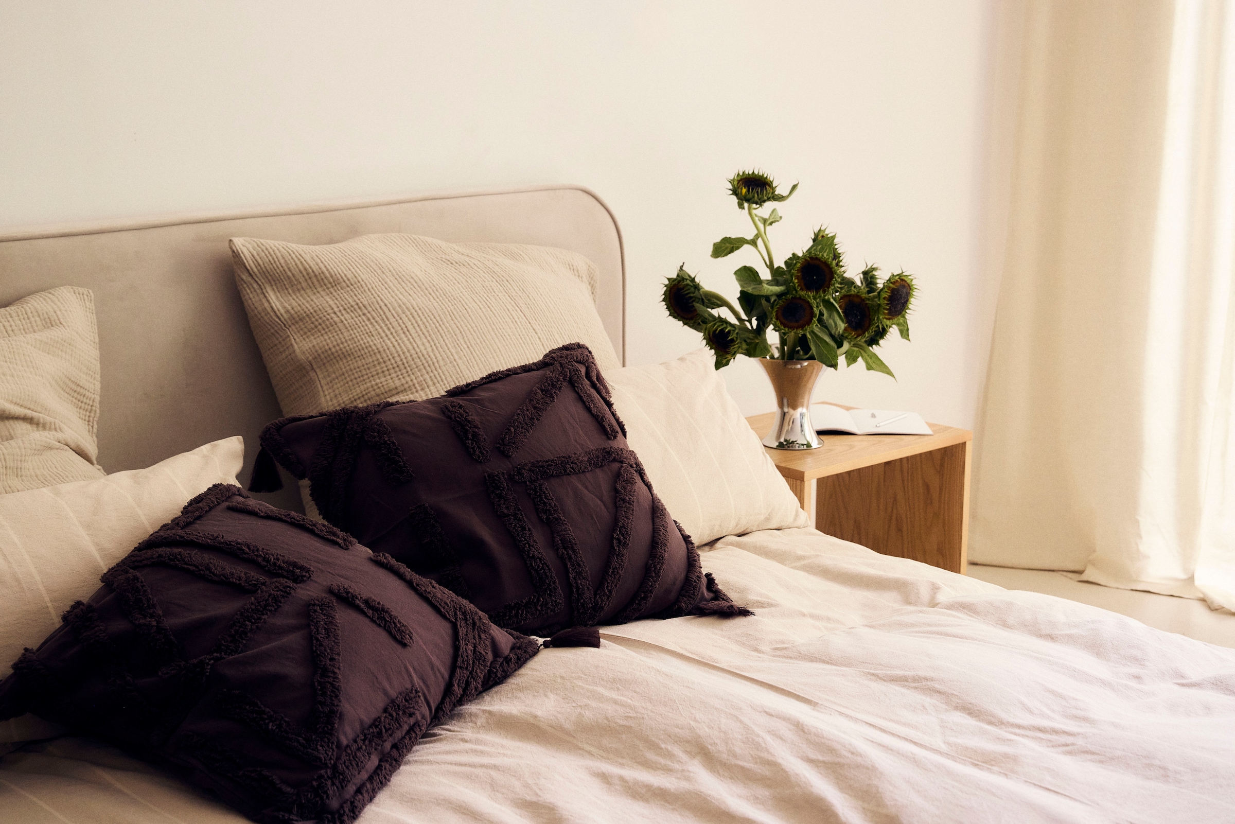 LeGer Home by Lena Gercke Table d'appoint »Grelia« Cube minimaliste, lignes épurées, polyvalent, L 50 cm