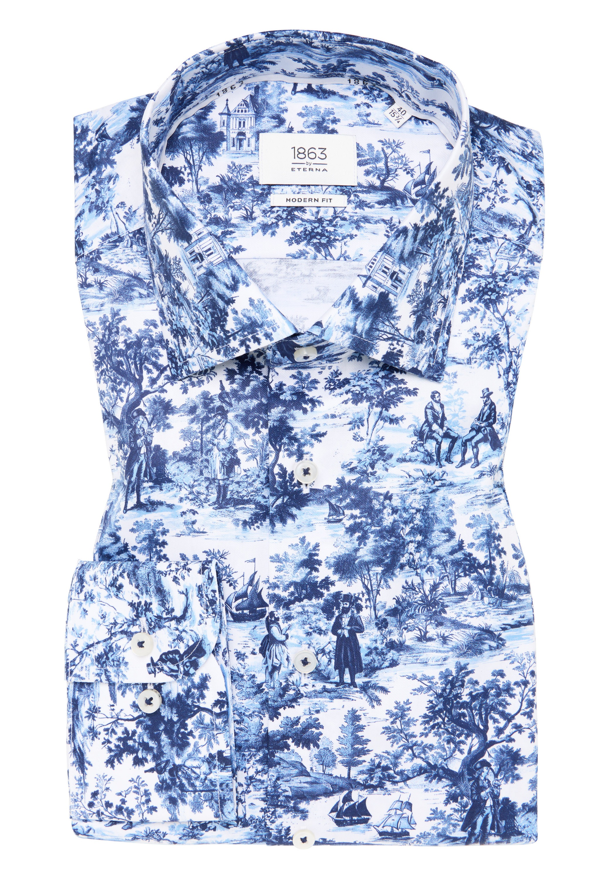 Eterna Chemise à manches longues »MODERN FIT« NON IRON (bügelfrei)