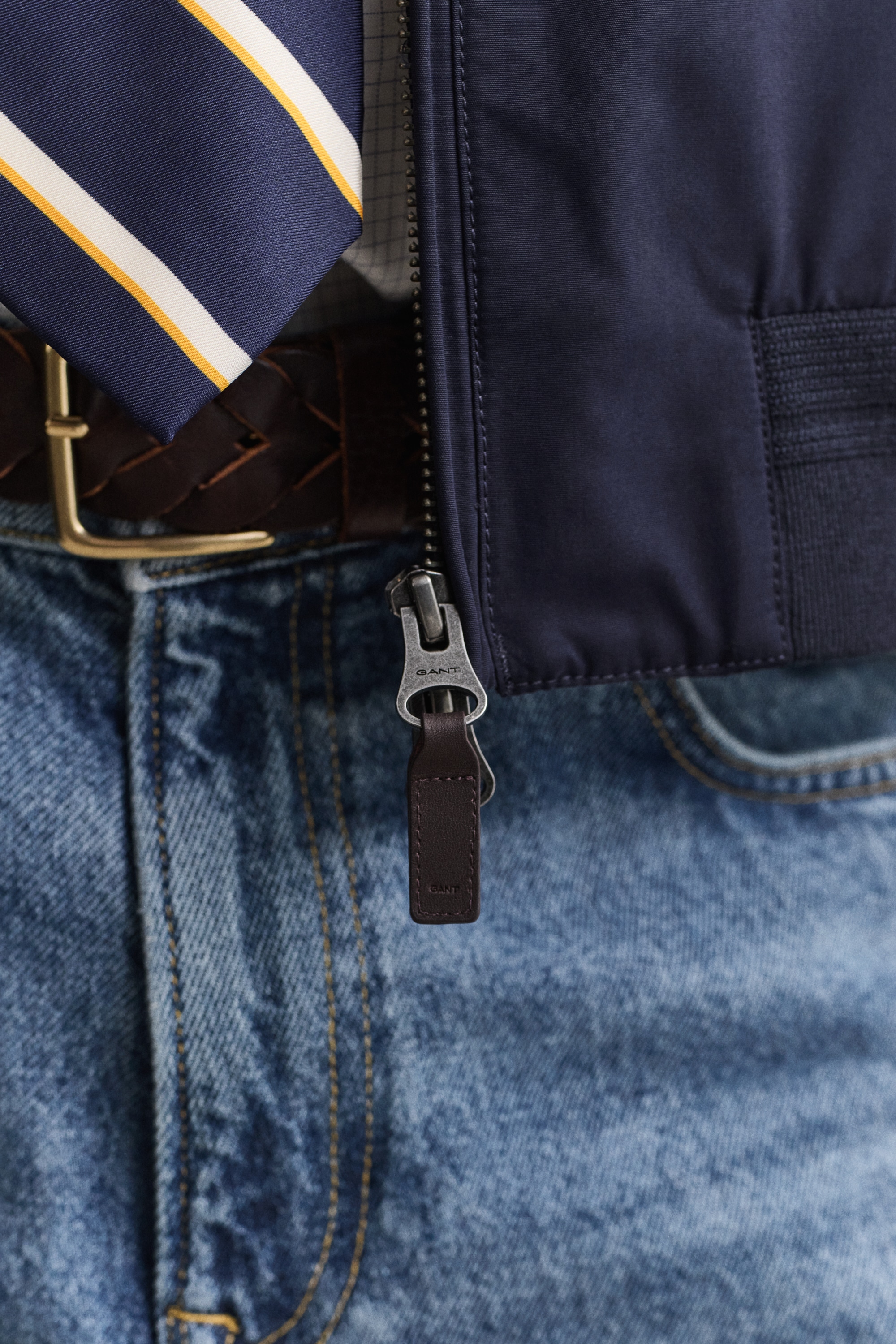 Gant Veste bomber »HAMPSHIRE JACKET« sans capuche coupe régulière avec poches zippées