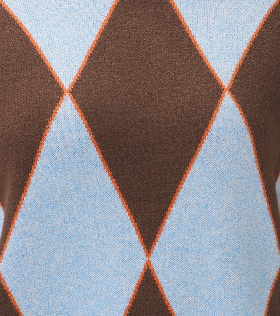 Aniston CASUAL Pull en tricot Avec grand motif losanges - NOUVELLE COLLECTION