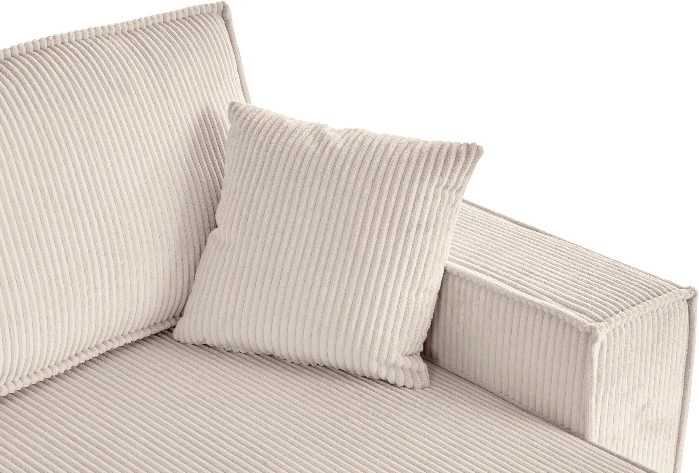 GOODproduct Paysage de salon »CASSI L-Form, 311cm - OTTO. Verlässliche Qualität.« Schlaffunktion (133/200), Boxspring, Bettkasten, Cord, Unser Tiefpreis