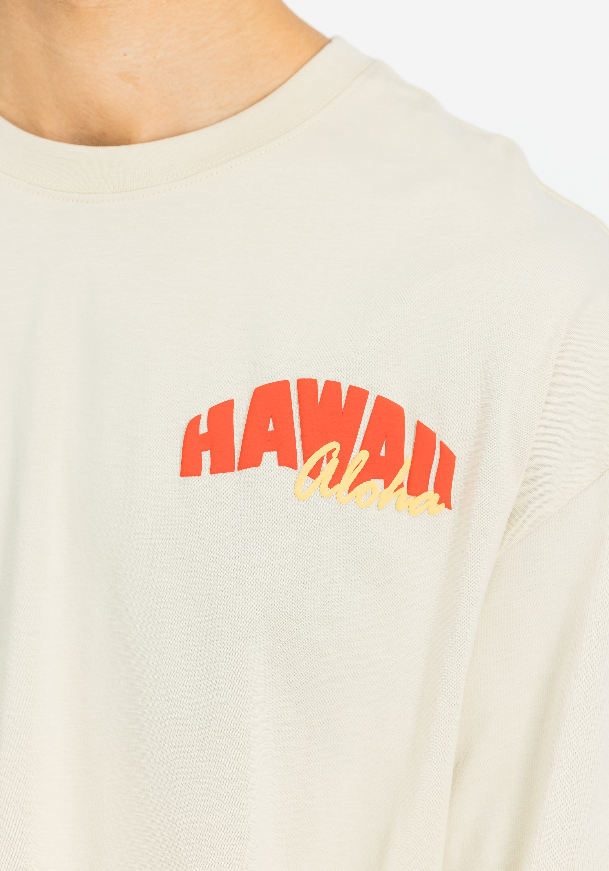 Alpha Industries T-Shirt »Hawaii Aloha Backprint T-Shirt«