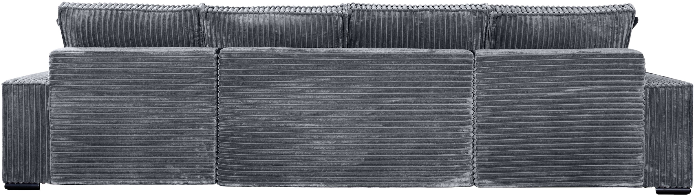 COLLECTION AB Paysage de salon »Manhattan U-Form, B: 313 cm, in Breit- oder Normalcord« Bettfunktion, Bettkasten & Zierkissen, Federkern