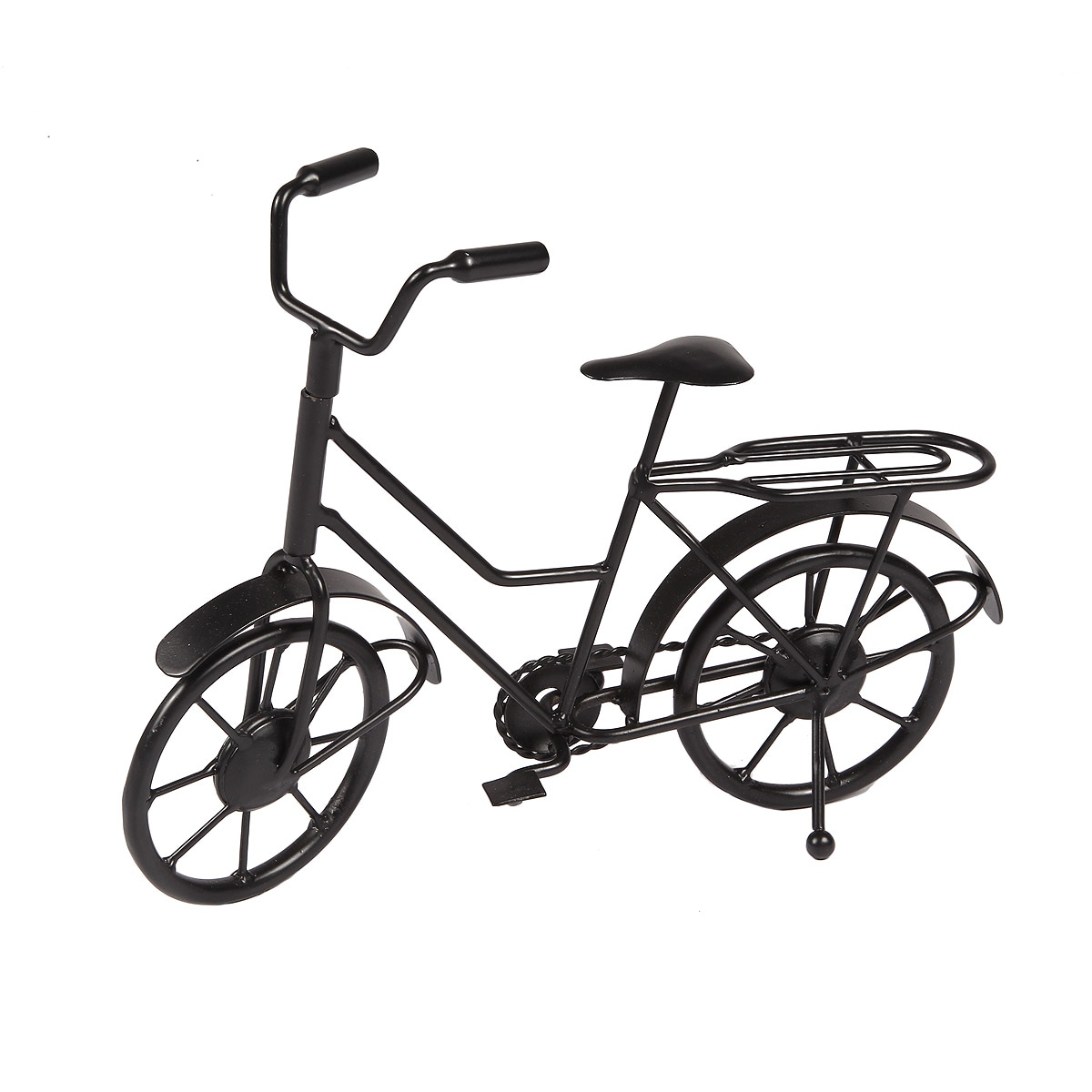 Ambiente Haus Dekoobjekt »Deko Fahrrad - schwarz 27cm« aus Metall