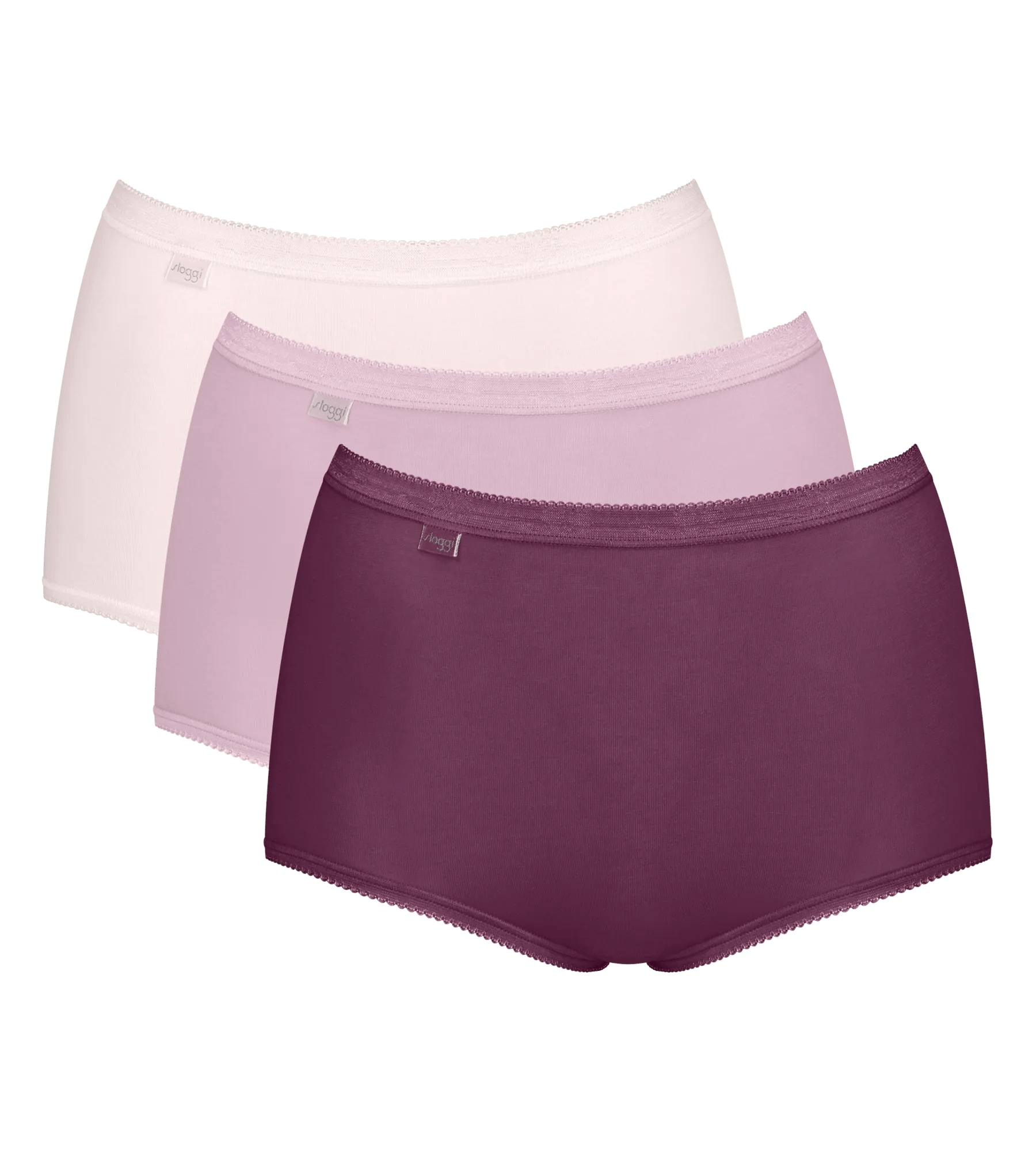 sloggi Maxislip »Basic+ Maxi« 3er Pack,  perfekter Sitz, Cotton-Mix, hohe Taille