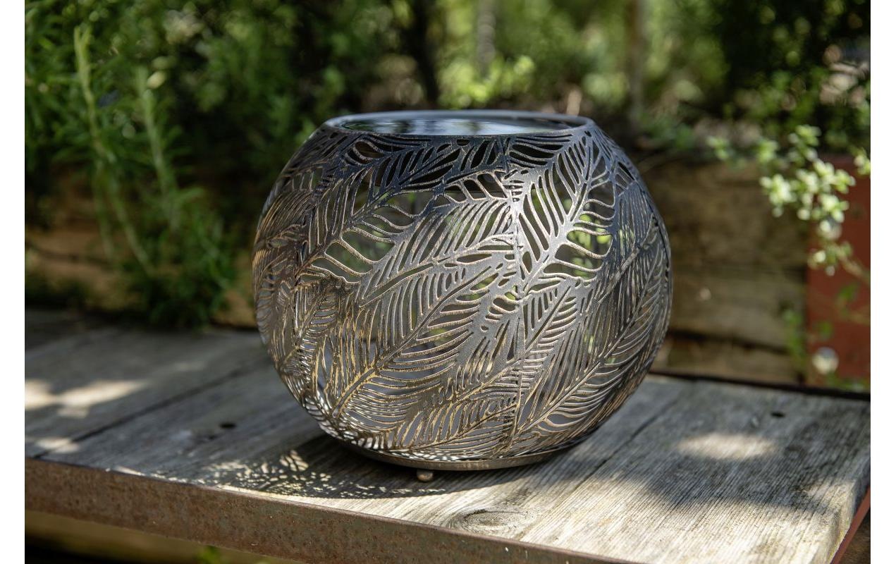 STT LED Solarleuchte »Globe Sombra« Warmweiss