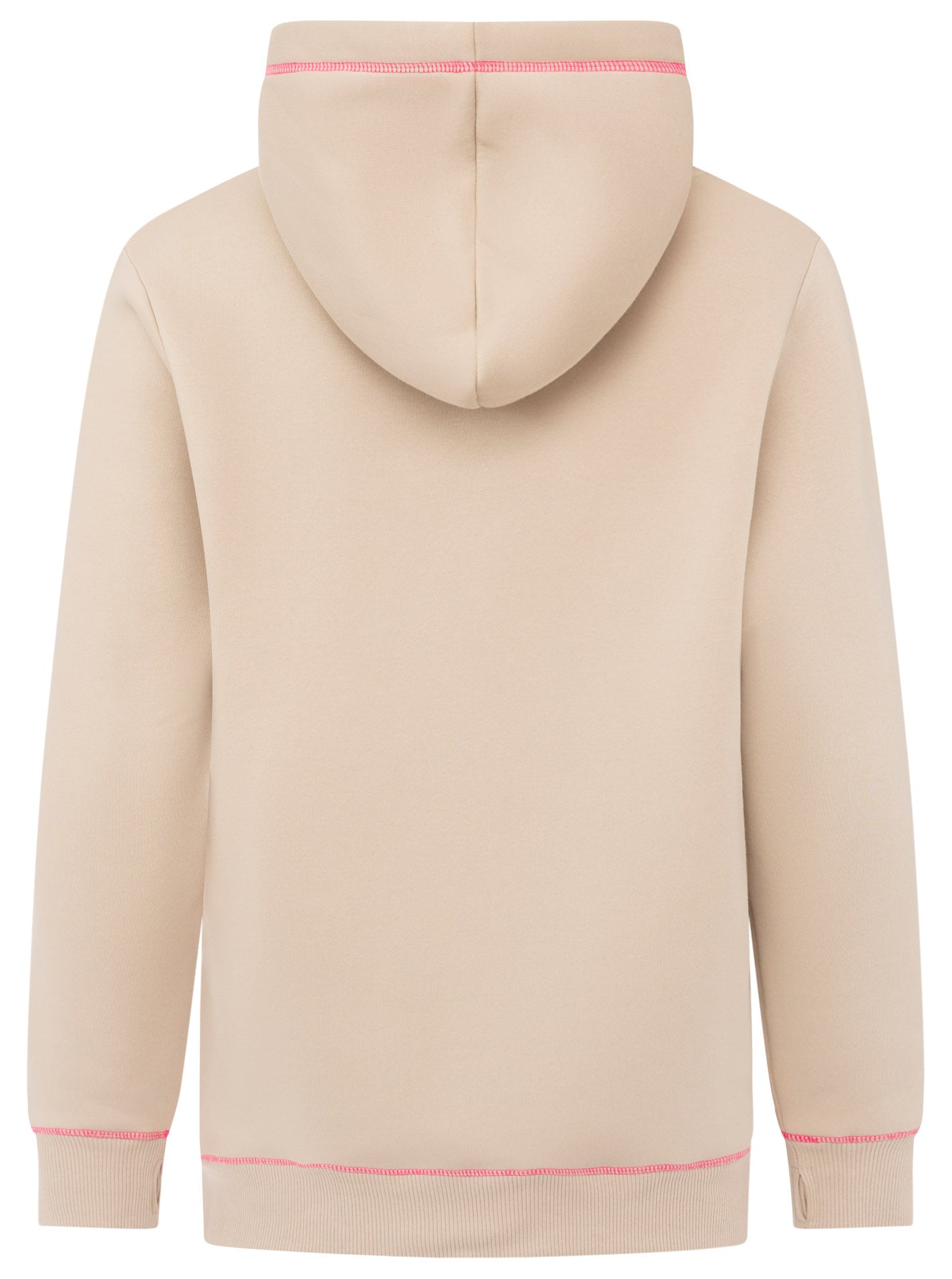 Zwillingsherz Hoodie »"HAPPY"«, inscription colorée en éponge, capuche avec cordon, poche kangourou
