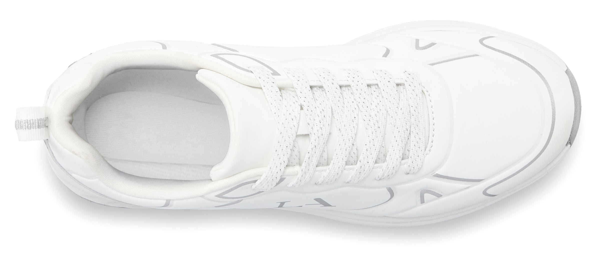 LASCANA Sneaker »Freizeitschuh, Schnürschuh, Turnschuhe,«  mit Farbakzenten VEGAN