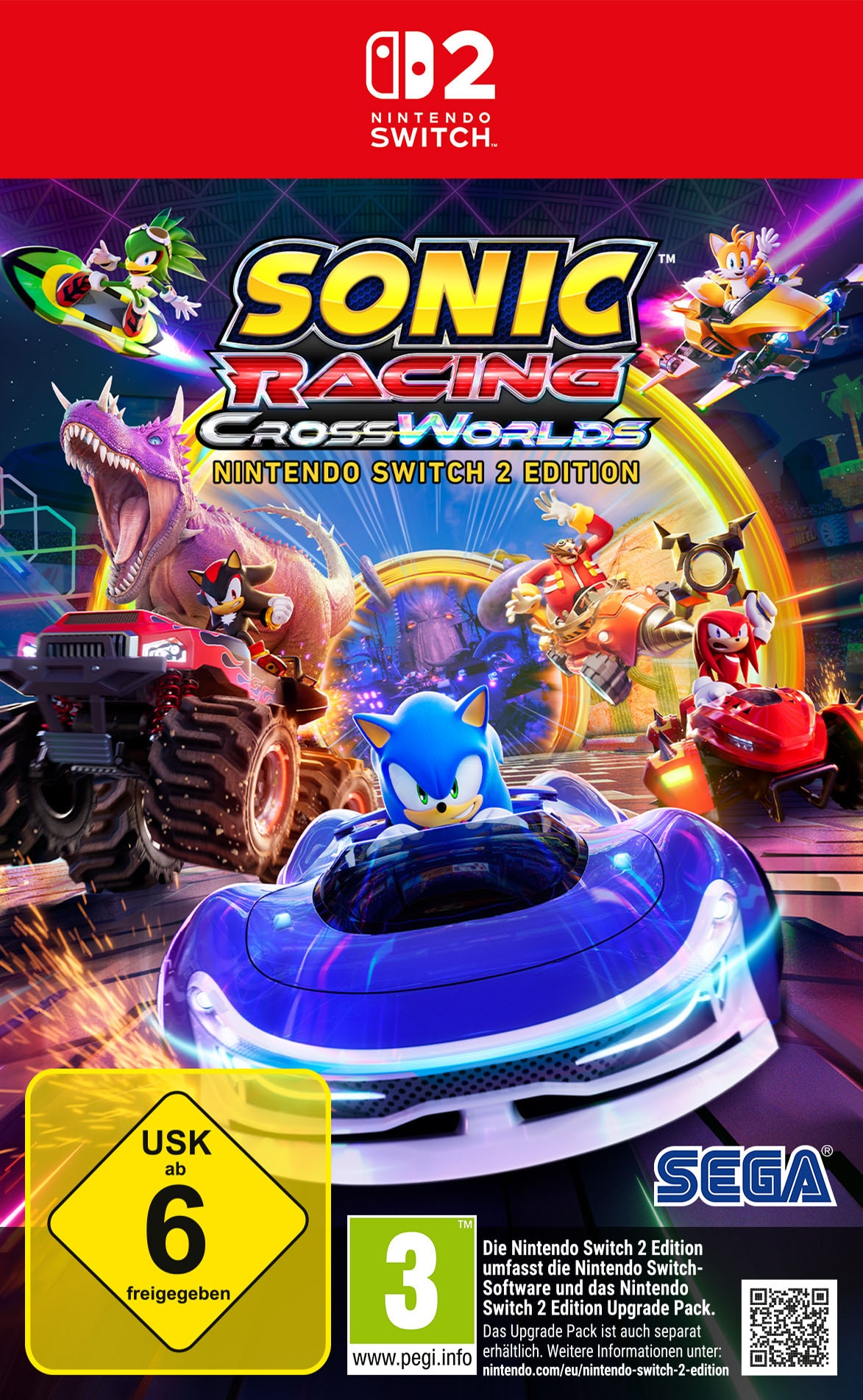 Sega Logiciel de jeu »Sonic Racing: CrossWorlds« Nintendo Switch 2
