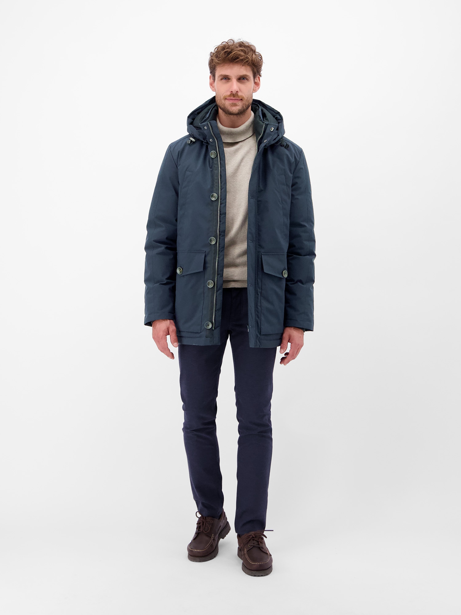 LERROS Manteau d'hiver »Herren Wintermantel mit Kapuze«