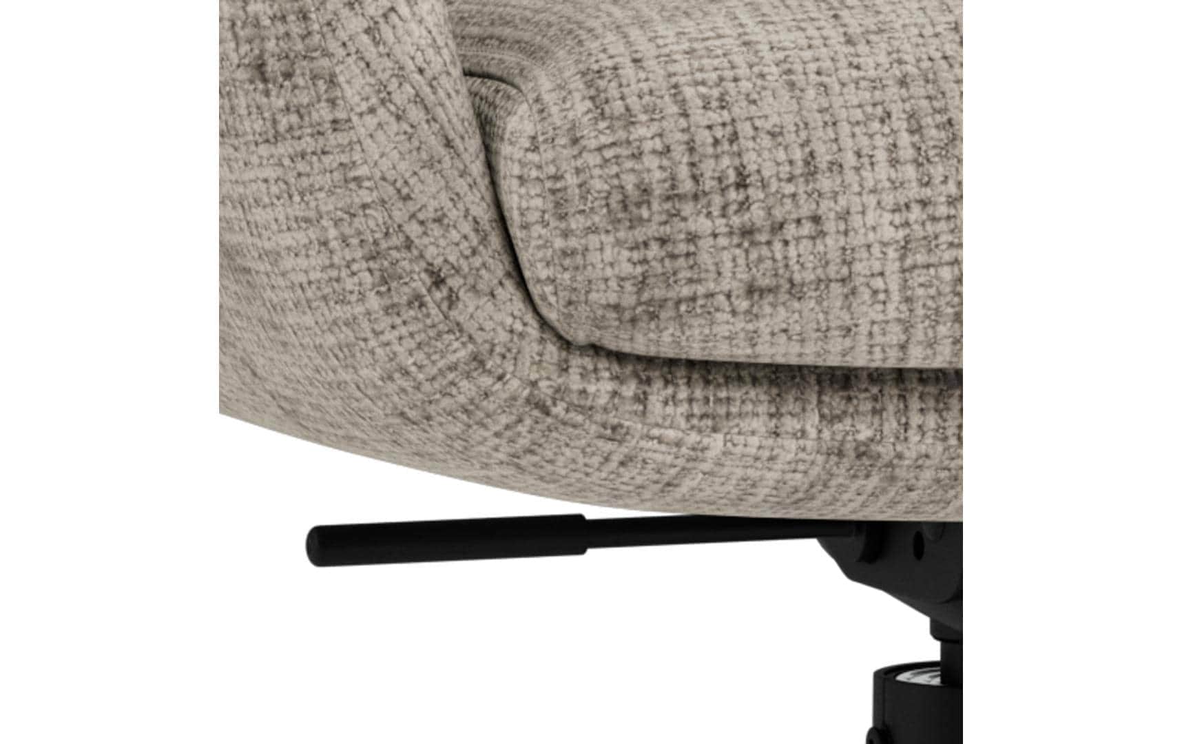 AC Design Esszimmerstuhl »Roger, Polsterstuhl, Stuhl, 2er-Set« (Set) 2 Stk.grauer Stoff, Armlehnen, Polsterung, Dreh- & Kippfunktion, FSC™