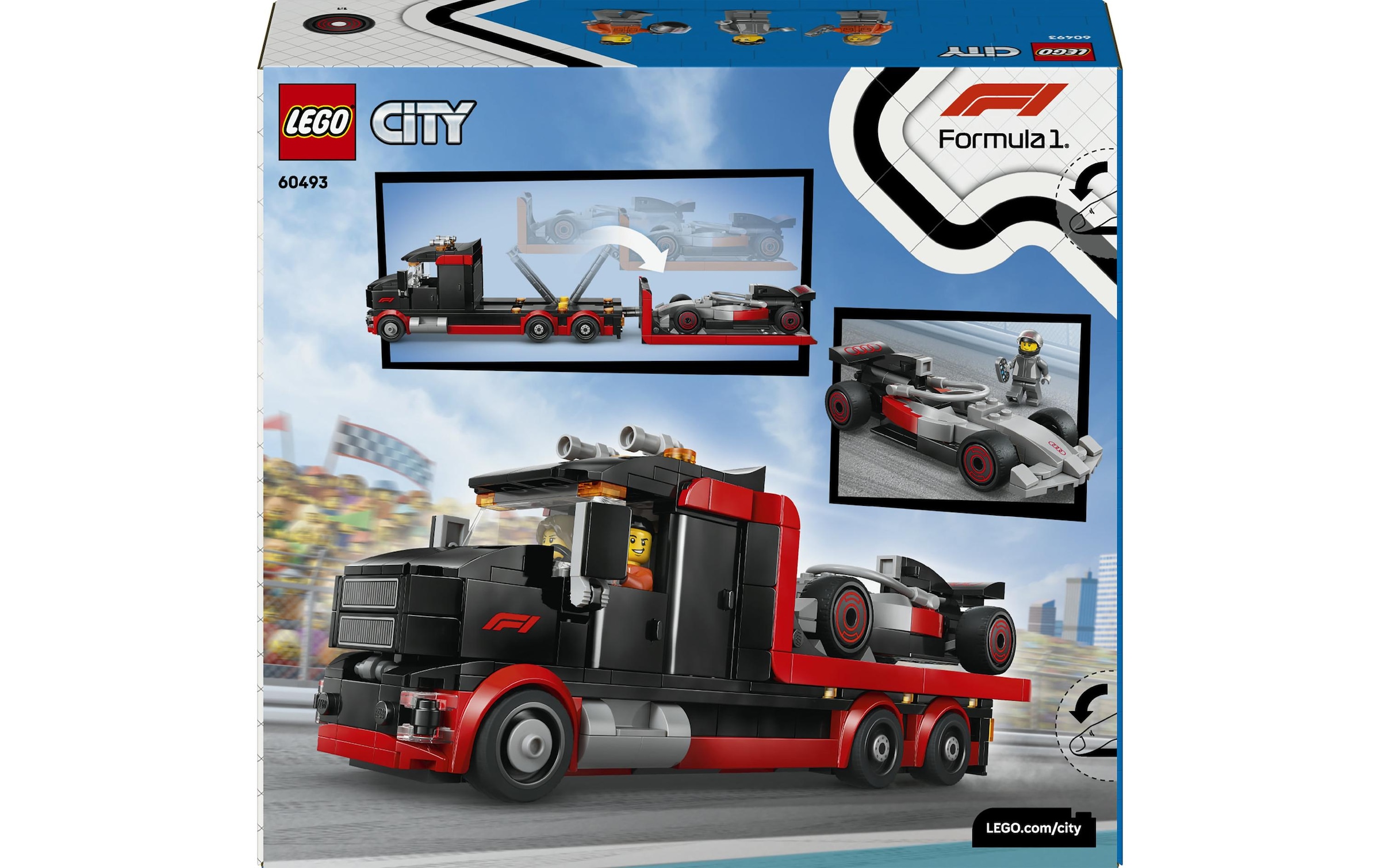 LEGO® Pions de construction »F1 Truck mit Audi F1 Rennwagen (60493), LEGO City«