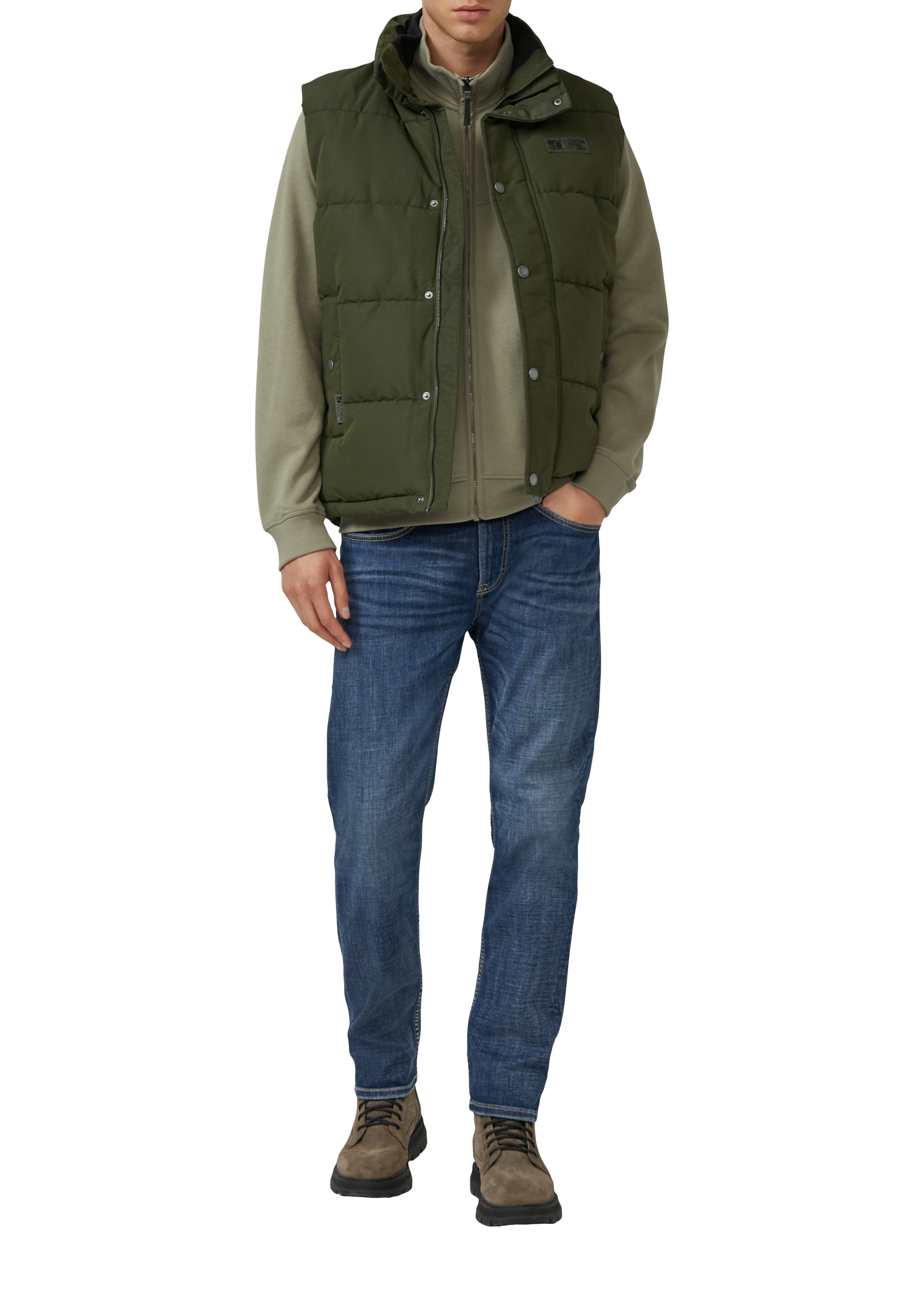 s.Oliver Veste sweat mit Stehkragen