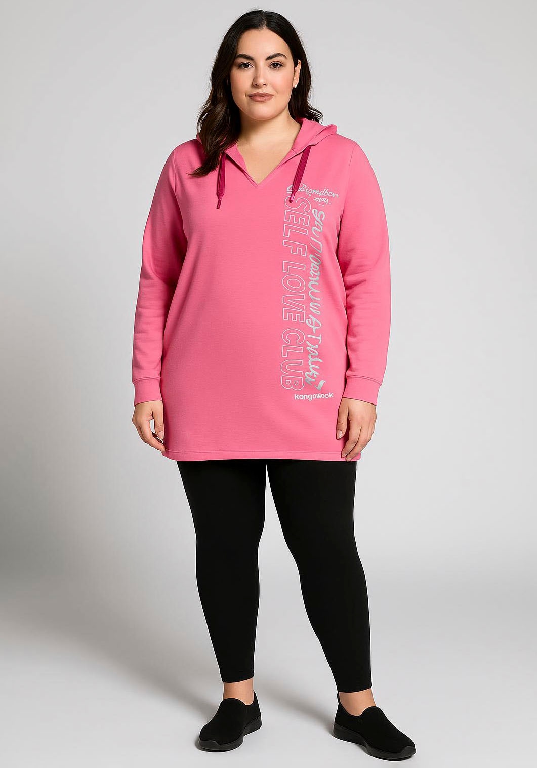 KangaROOS Sweat à capuche , casual Stil, mit Kapuze, bequeme Passform, grosse Grössen
