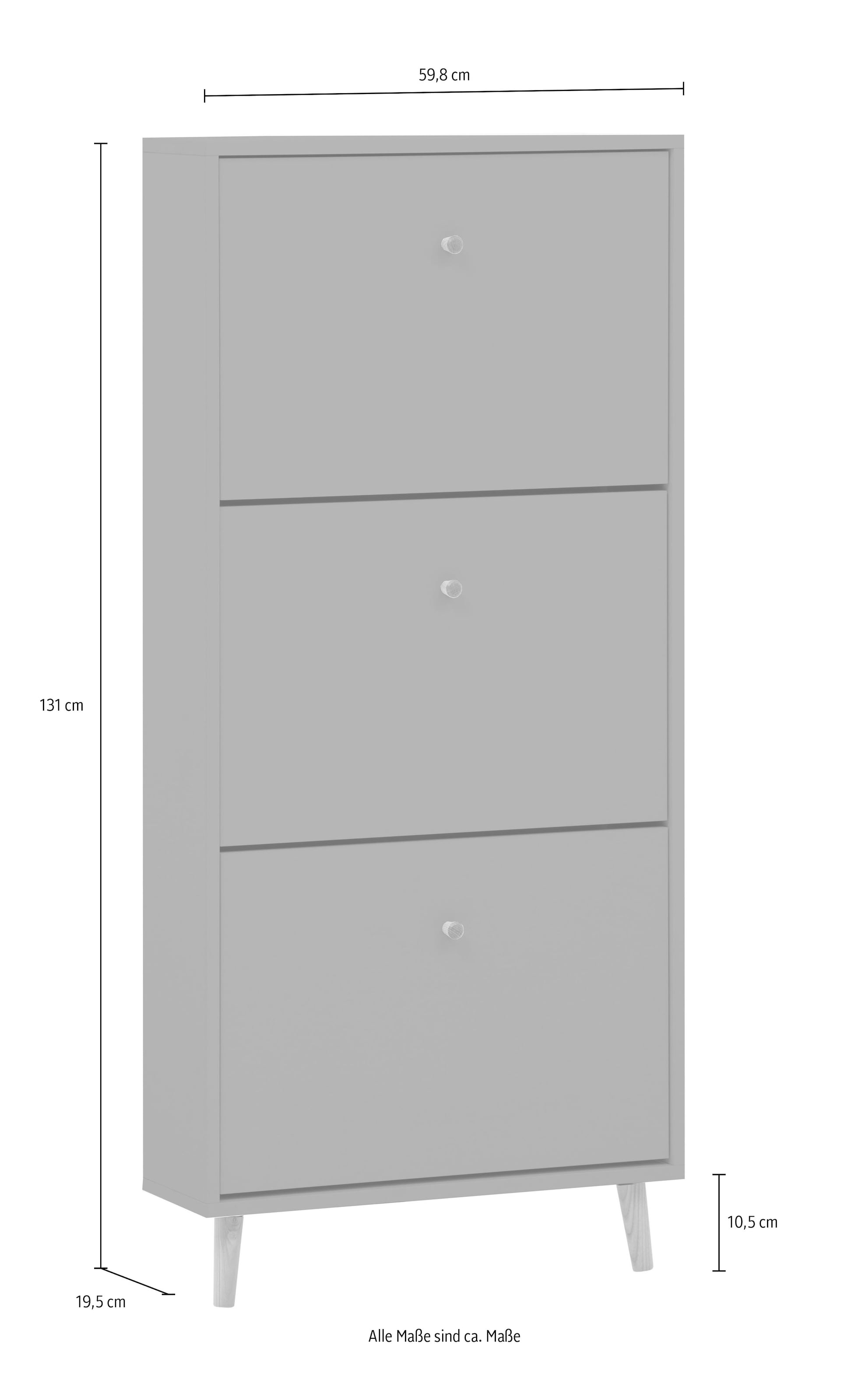 Schildmeyer Armoire à chaussures »Bjarne, Schuhschrank, Made in Germany, B: 60 cm« 1 cuis tlg. Fabrication solide - Ce produit est fabriqué en Allemagne