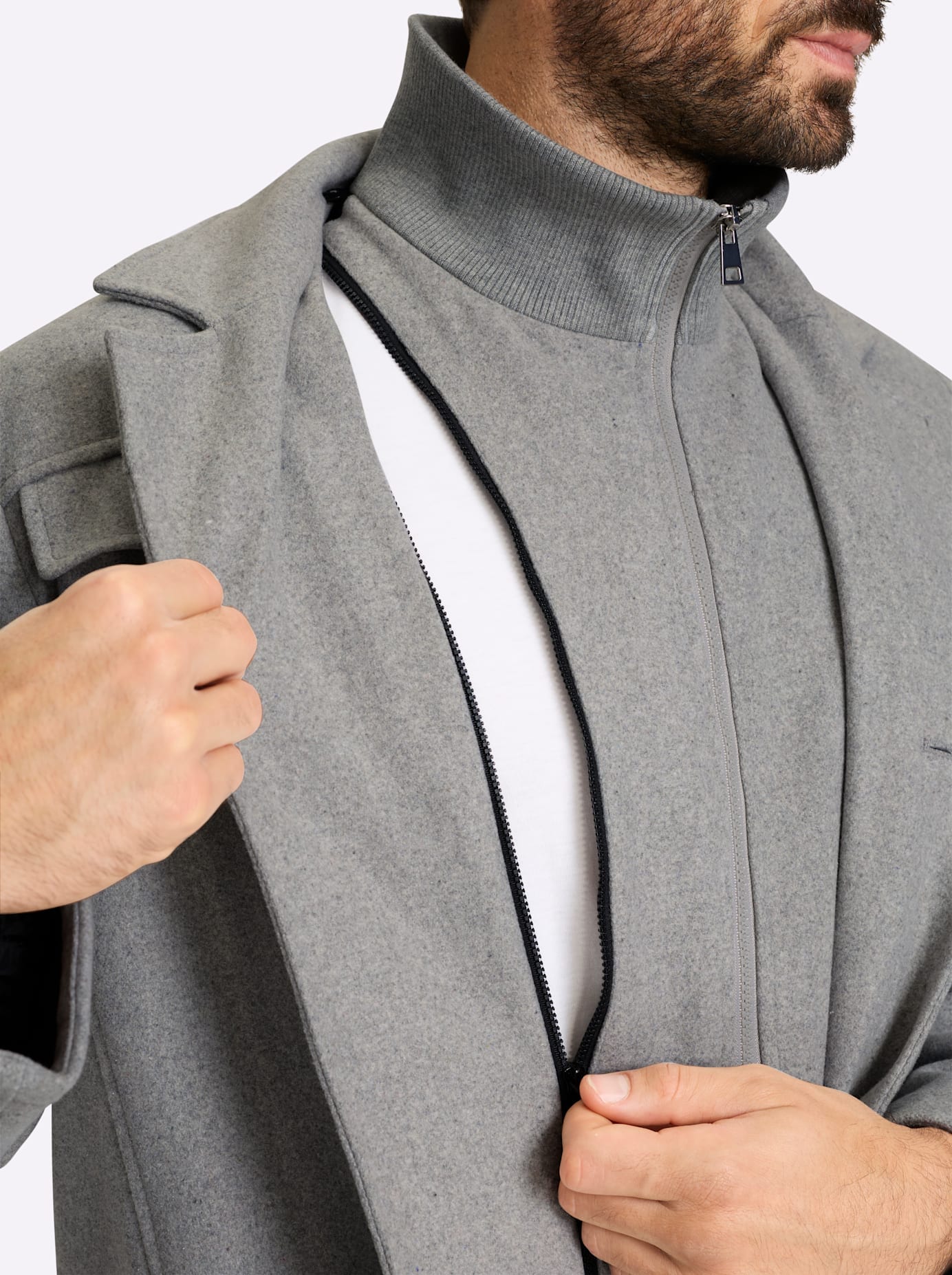 Marco Donati Veste longue ohne Kapuze