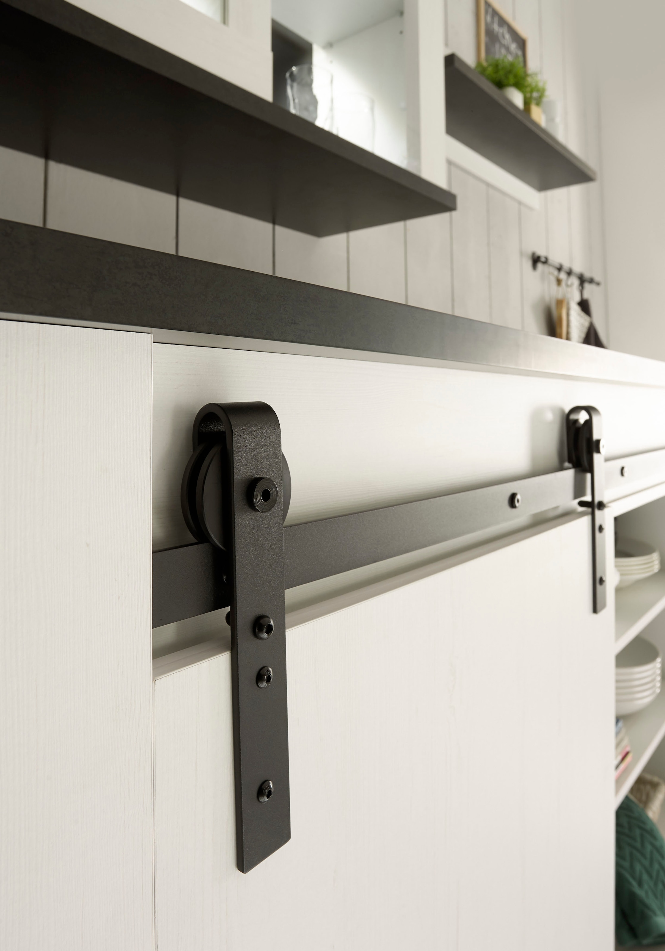 Home affaire Pantryküche »Sherwood« Breite 131 cm, ohne E-Geräte