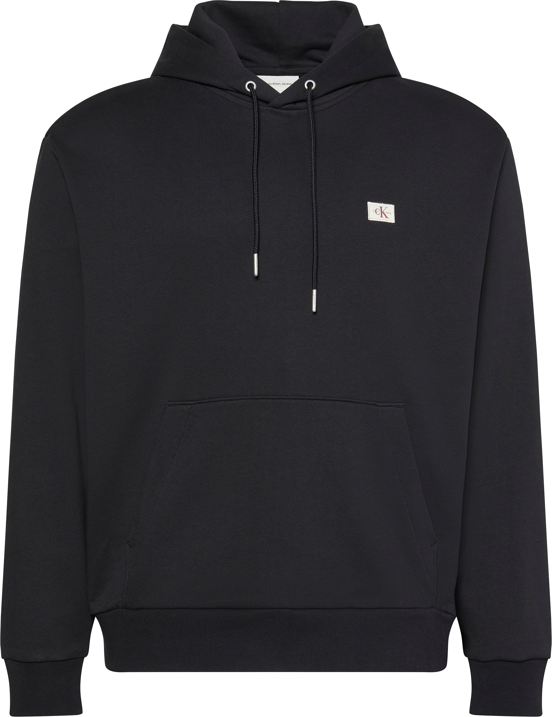 Calvin Klein Jeans Sweat à capuche »400GSM TERRY BADGE HOODIE«, Mit Rundhalsausschnitt
