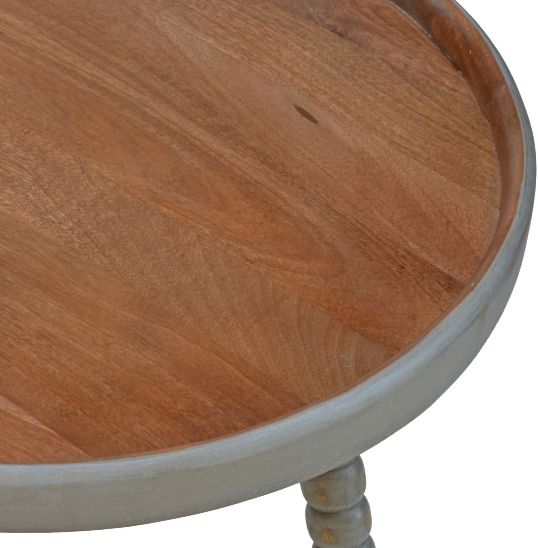GOODproduct Table basse »Kayakalp« Bois massif de manguier, travail artisanal
