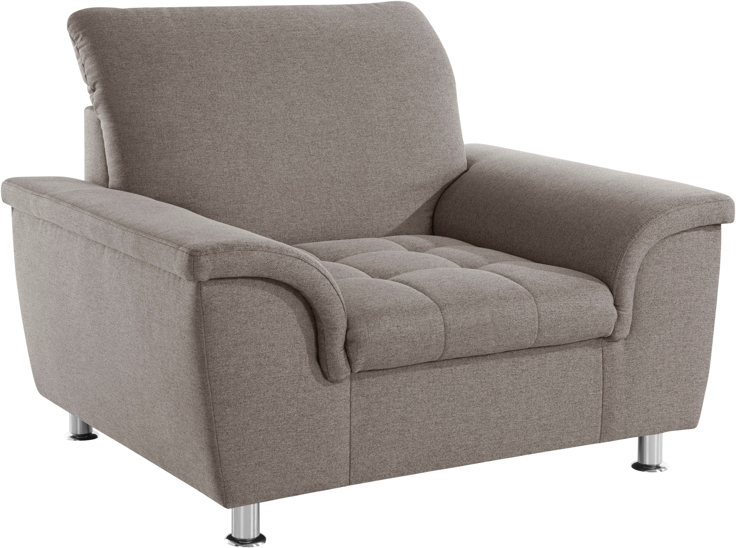 DOMO collection Sessel »Franzi, zeitlos und elegant, moderne Sitzheftung« wahlweise mit Kopfteilverstellung