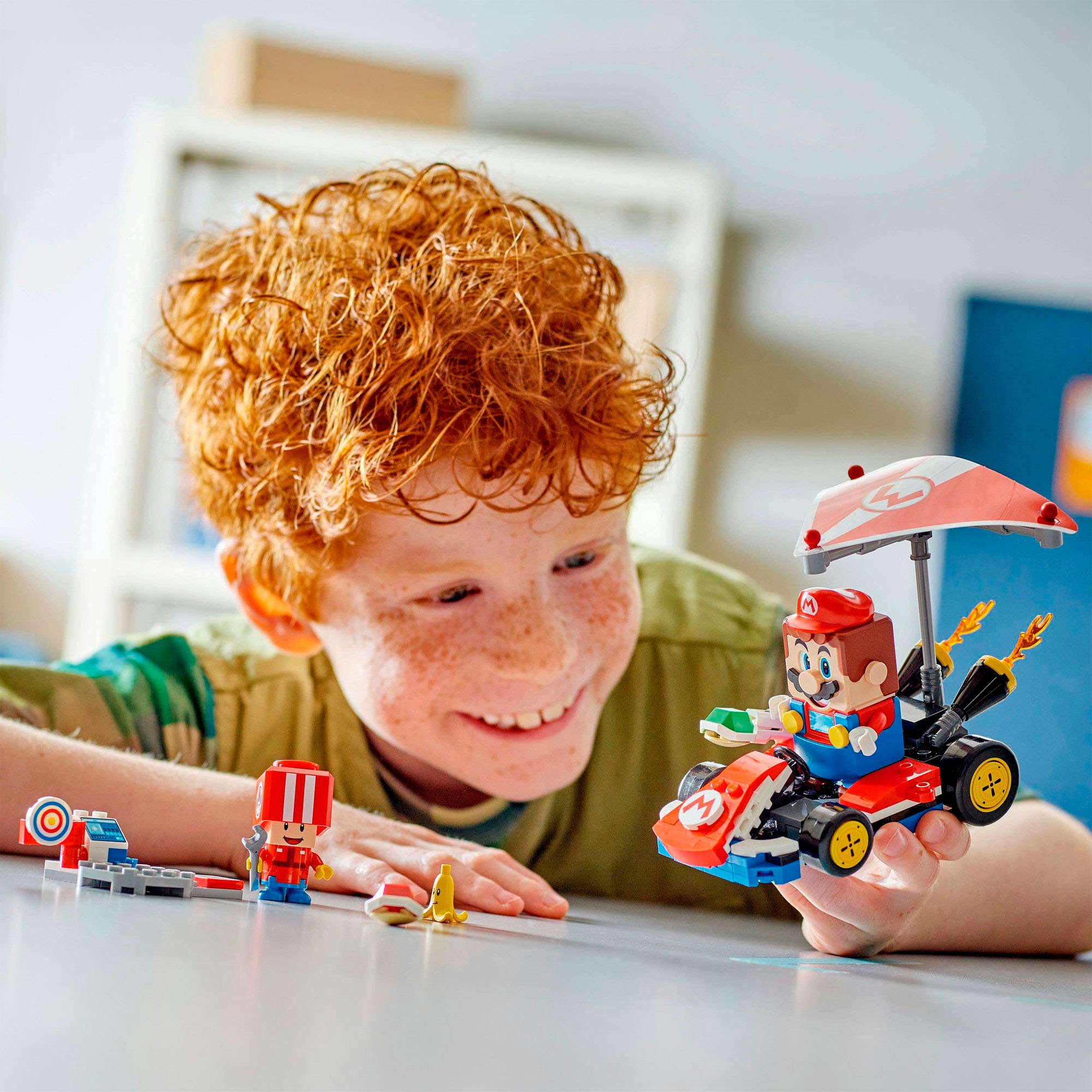 LEGO® Konstruktionsspielsteine »Mario Kart™ – Standard–Kart (72032), LEGO Super Mario« Made in Europe