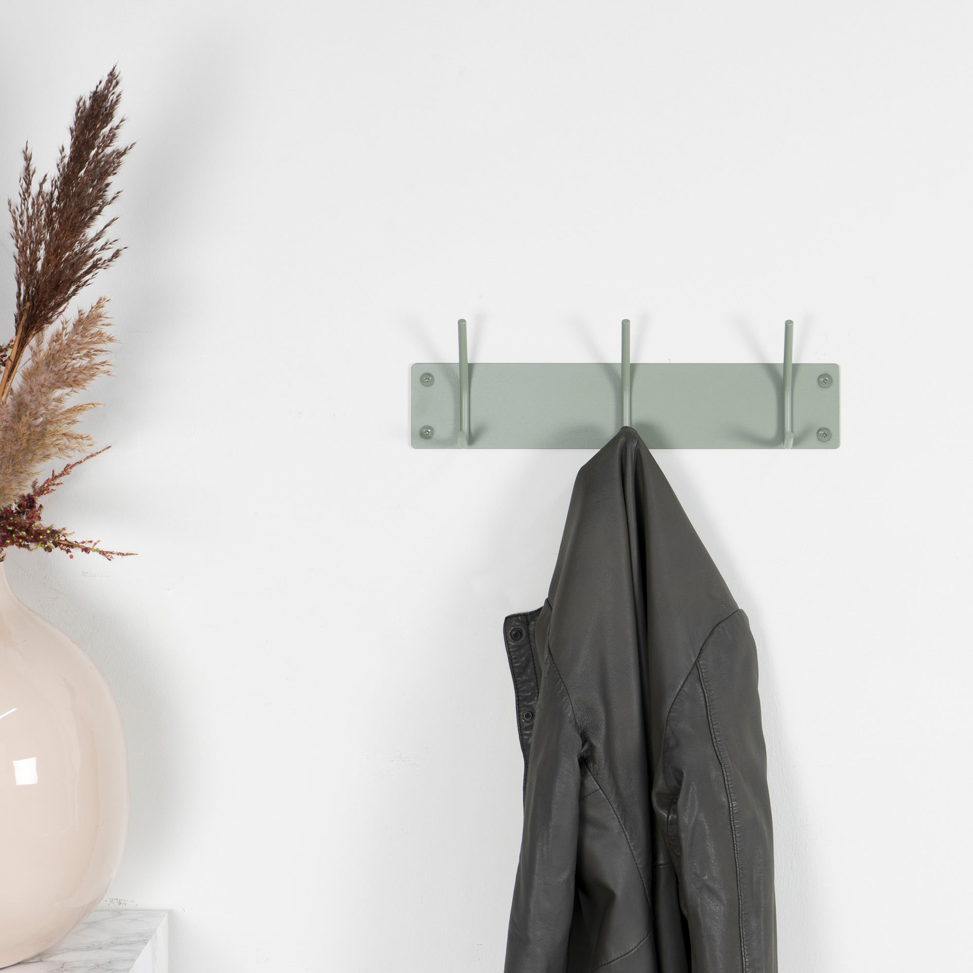 Spinder Design Crochet de garde-robe »FUSION 3« Porte-manteau mural en acier de style scandinave avec 5 crochets