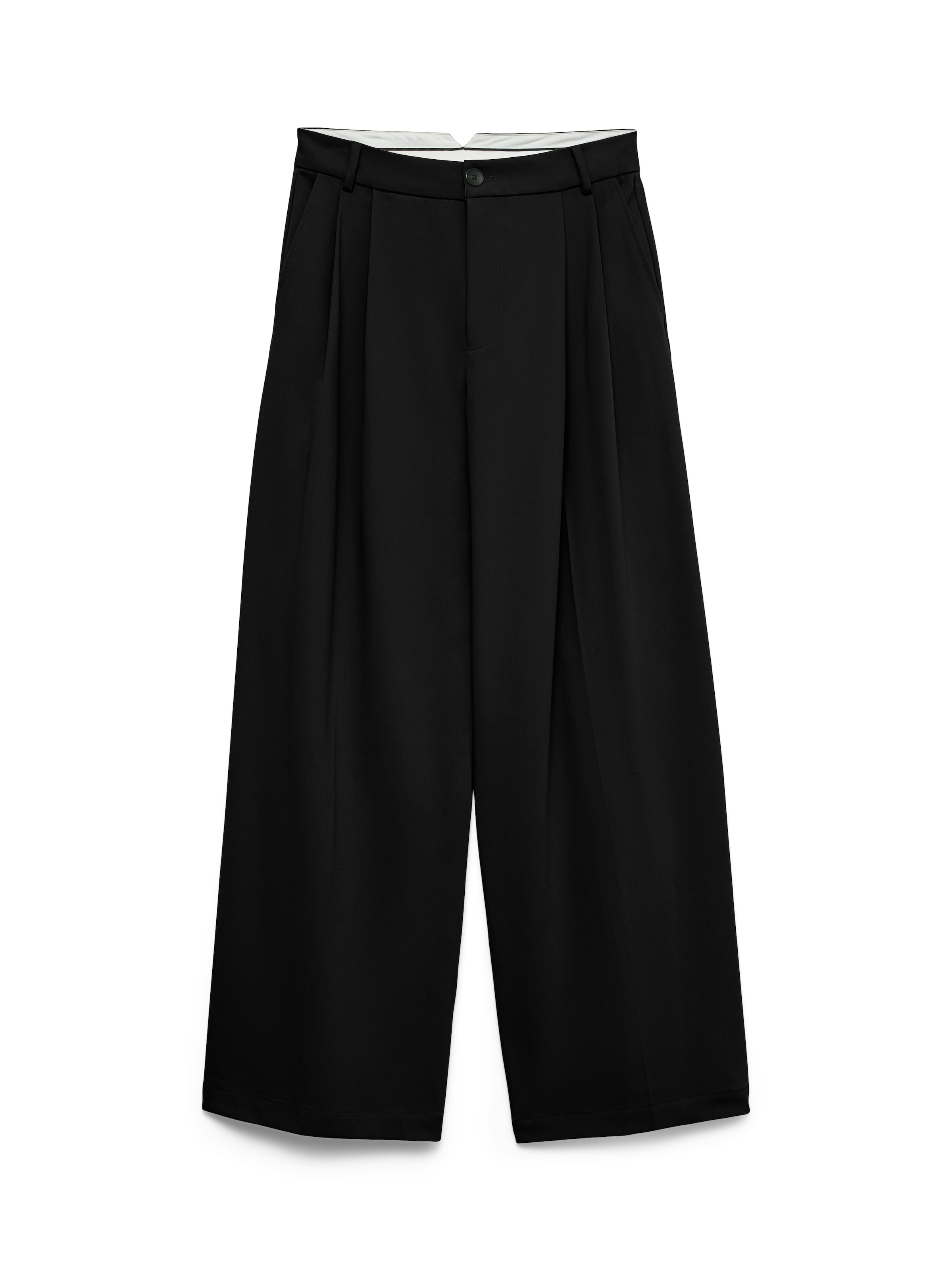 Vero Moda Pantalon de costume »VMSTELLA MW WIDE PLEAT PANT NOOS«  Mélange de matériaux, oversize