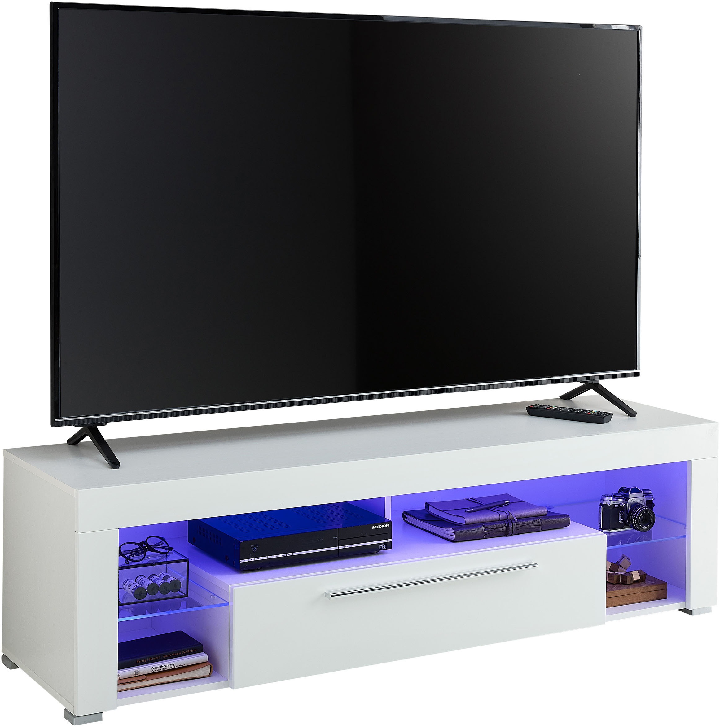 Stolkom Meuble TV »Goal« Oberboden bis 25 kg belastbar, 1 Klappe mit Griff