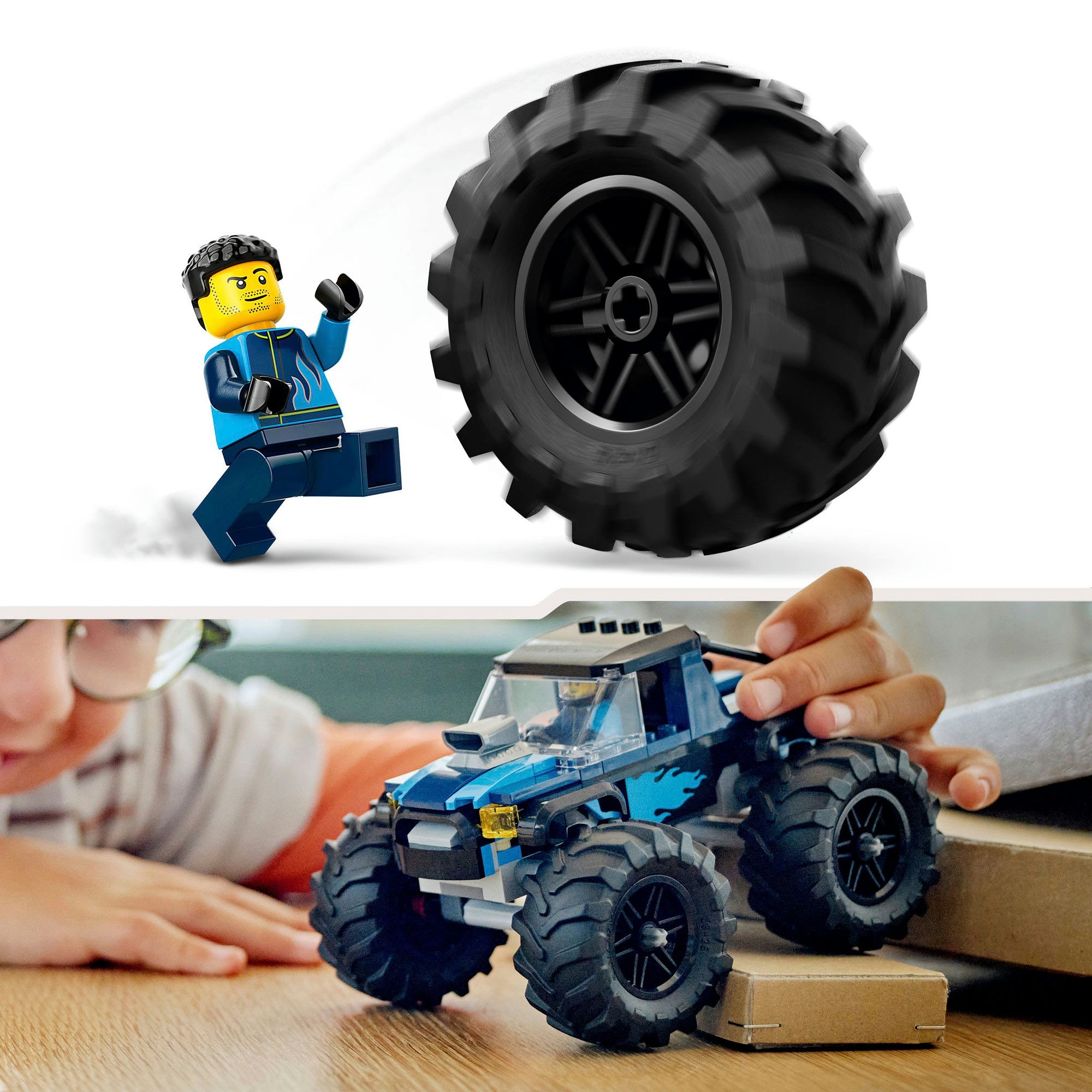 LEGO® Pions de construction »Blauer Monstertruck (60402), LEGO City« Made in Europe