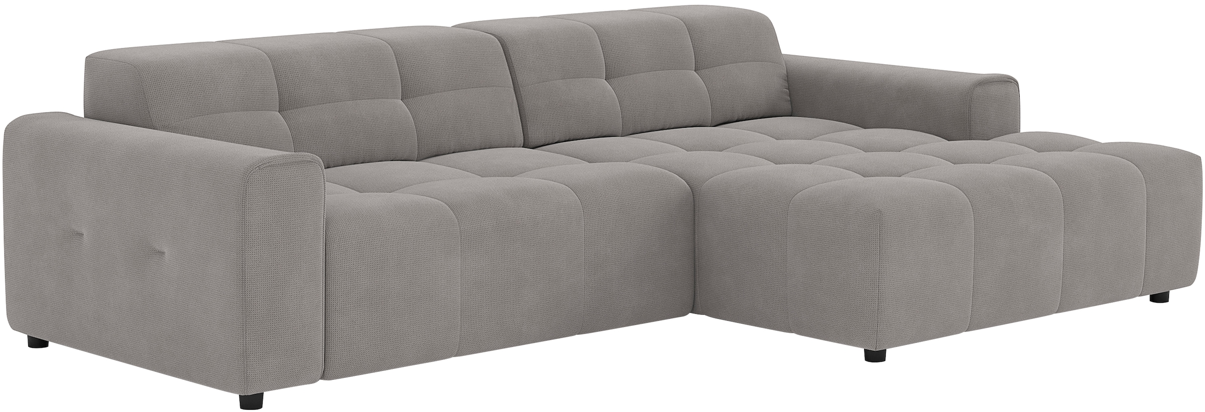 COTTA Canapé d'angle »Sento L-Form, Breite 280 cm, Chenille-Struktur«