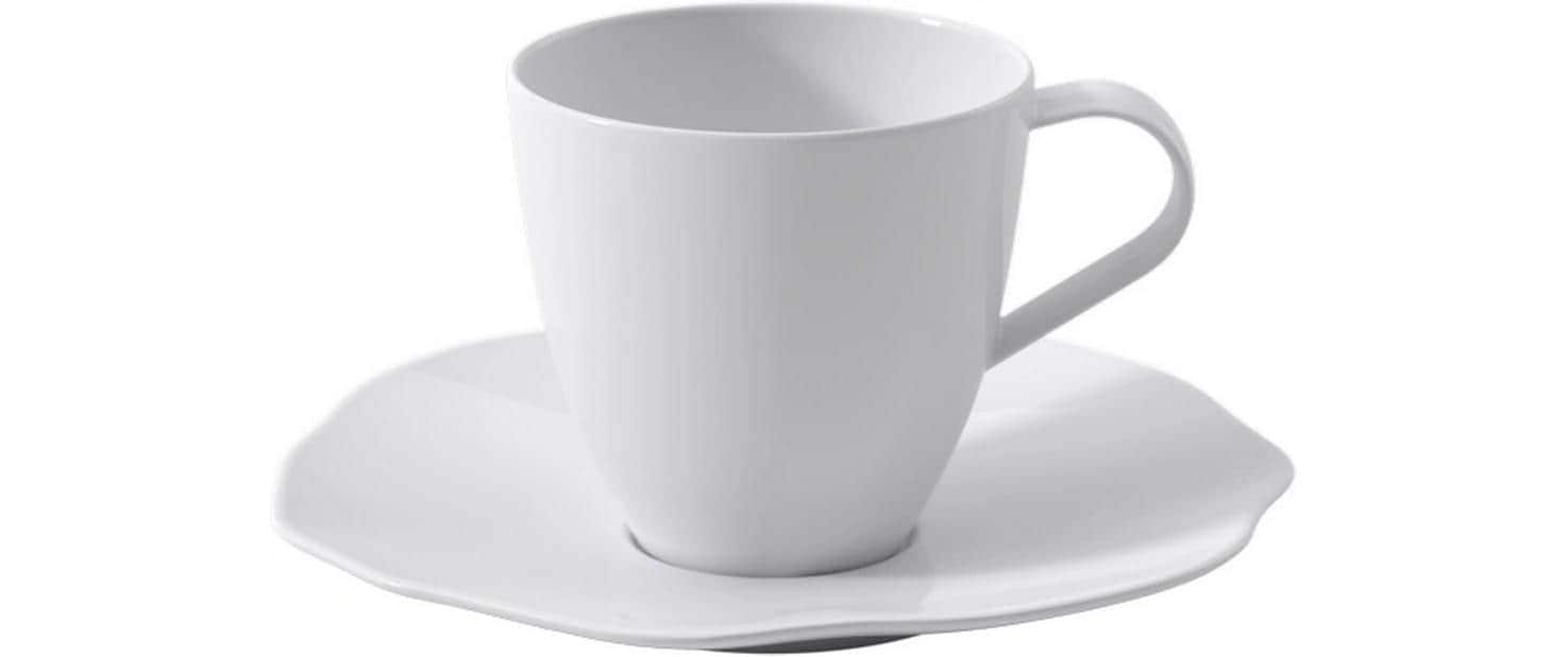Villeroy & Boch Untertasse »Pura 6 Stück« Elegante Porzellan-Untertasse für Kaffeetassen