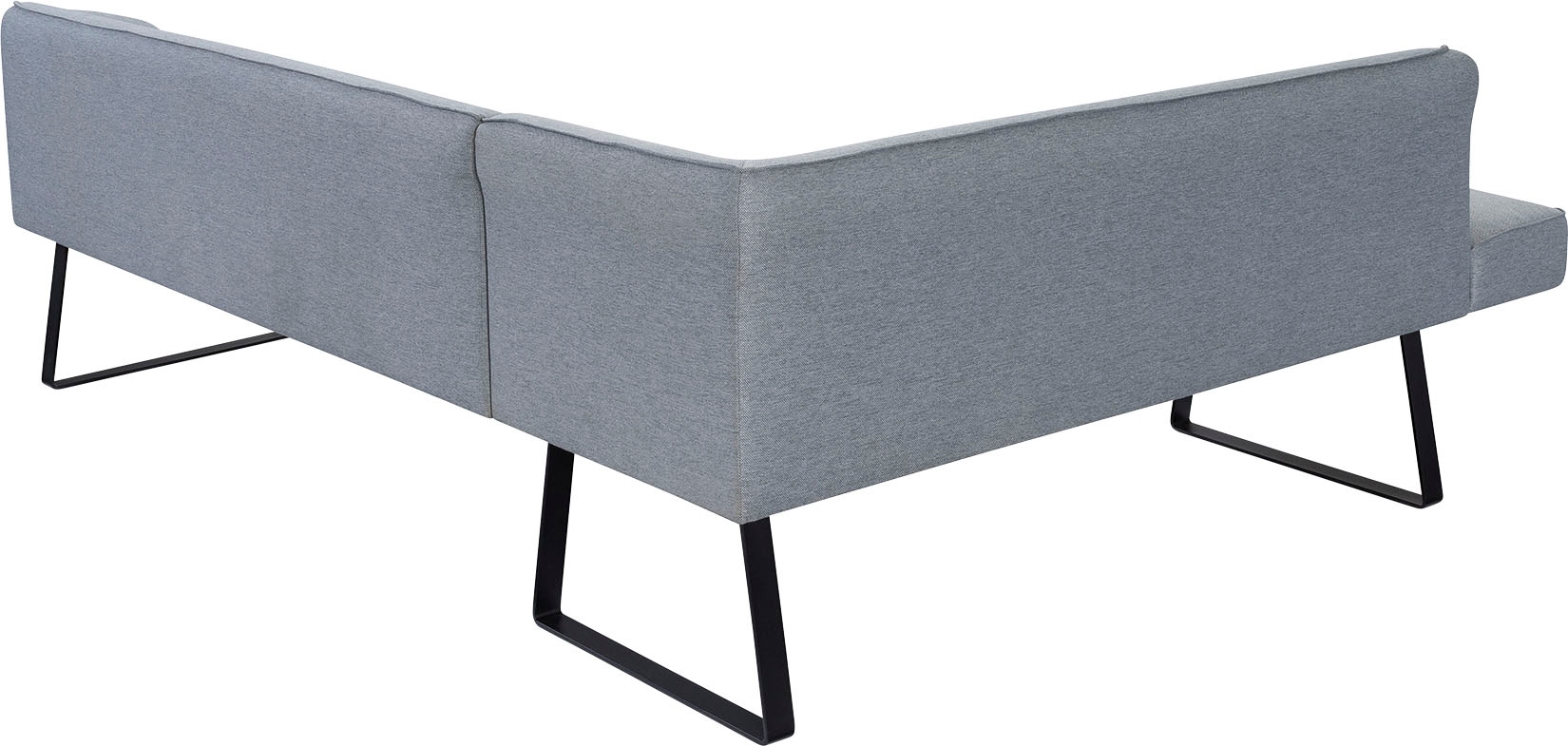 exxpo - sofa fashion Eckbank »Americano« mit Keder und Metallfüssen, Bezug in verschiedenen Qualitäten