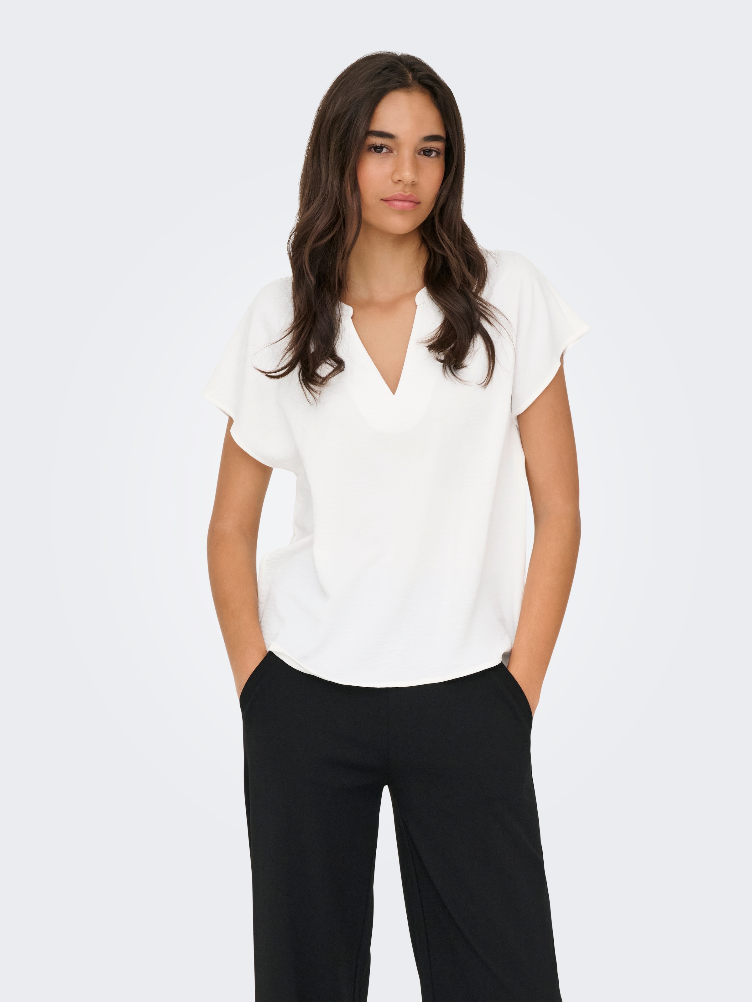 JDY Chemisier à chemise »JDYLION S/S TOP WVN NOOS«