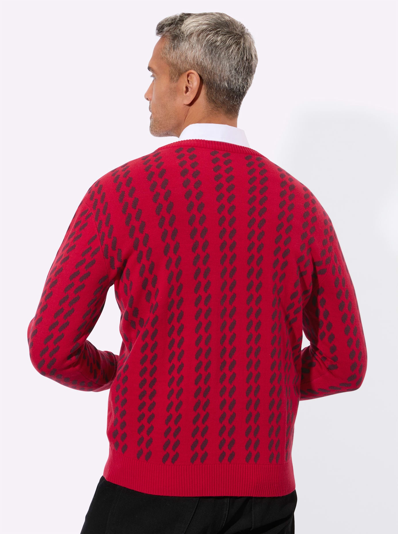 Classic Pull col V »V-Pullover«