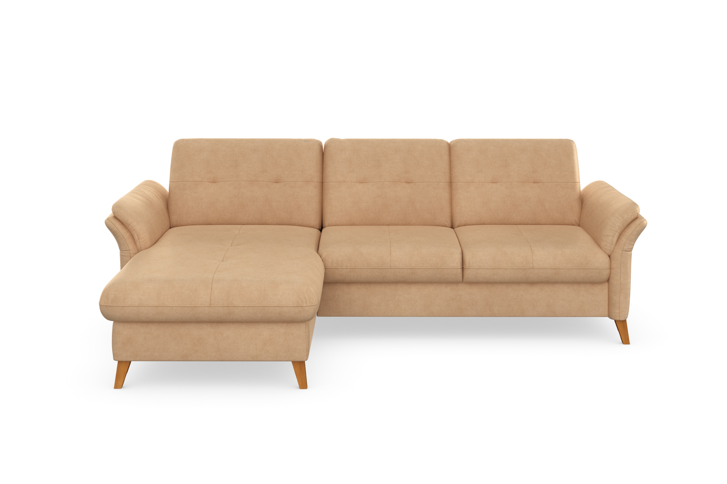 sit&more Ecksofa »Göteborg« Sitztiefenverstellung und Federkern, wahlweise mit Bettfunktion