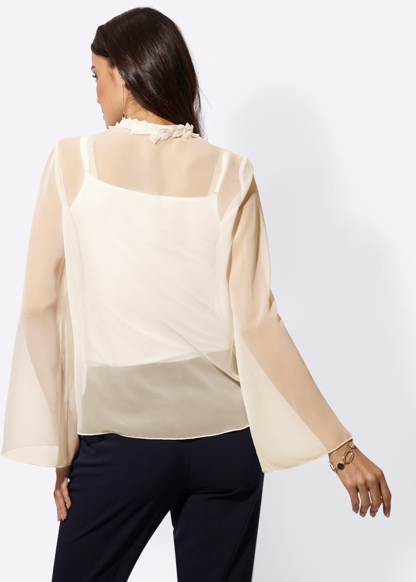 creation L Chemisier en georgette