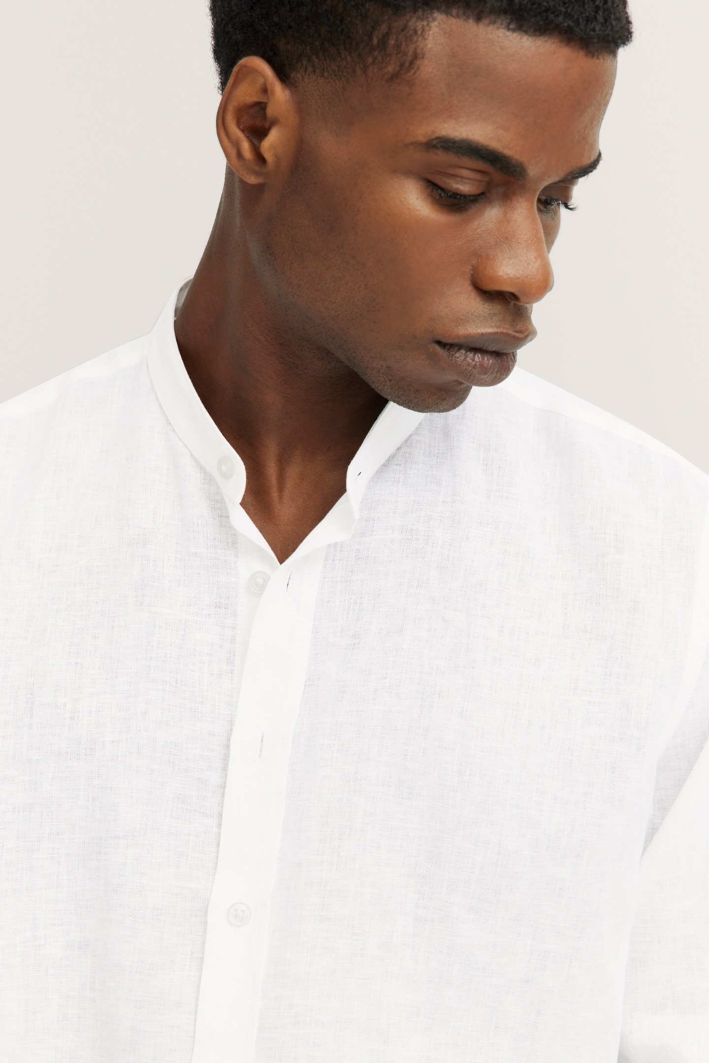 bugatti Langarmhemd mit Stehkragen