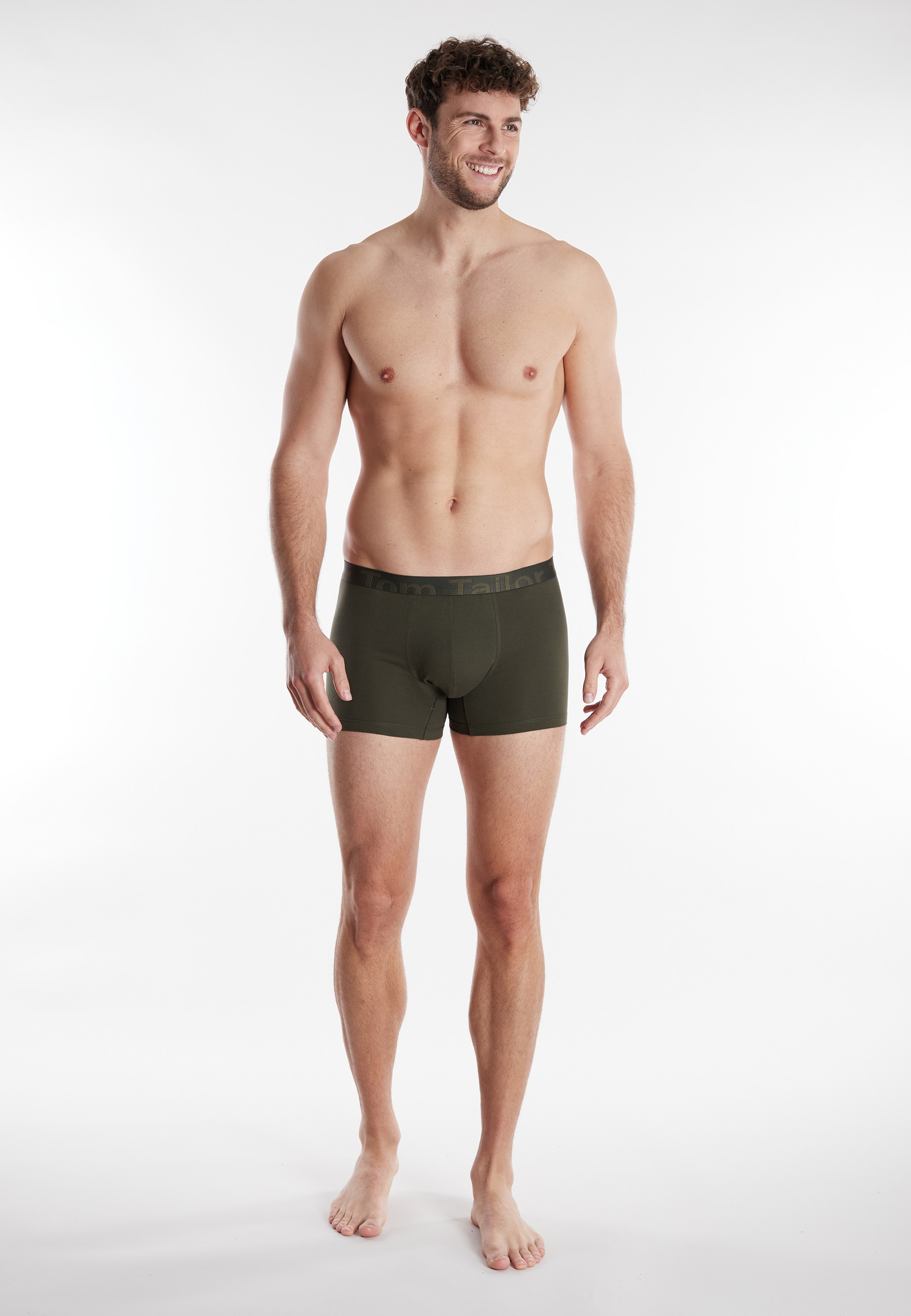 TOM TAILOR Boxershorts »Buffer« Logobund, basic, eng, bequem, weich, Baumwollmix