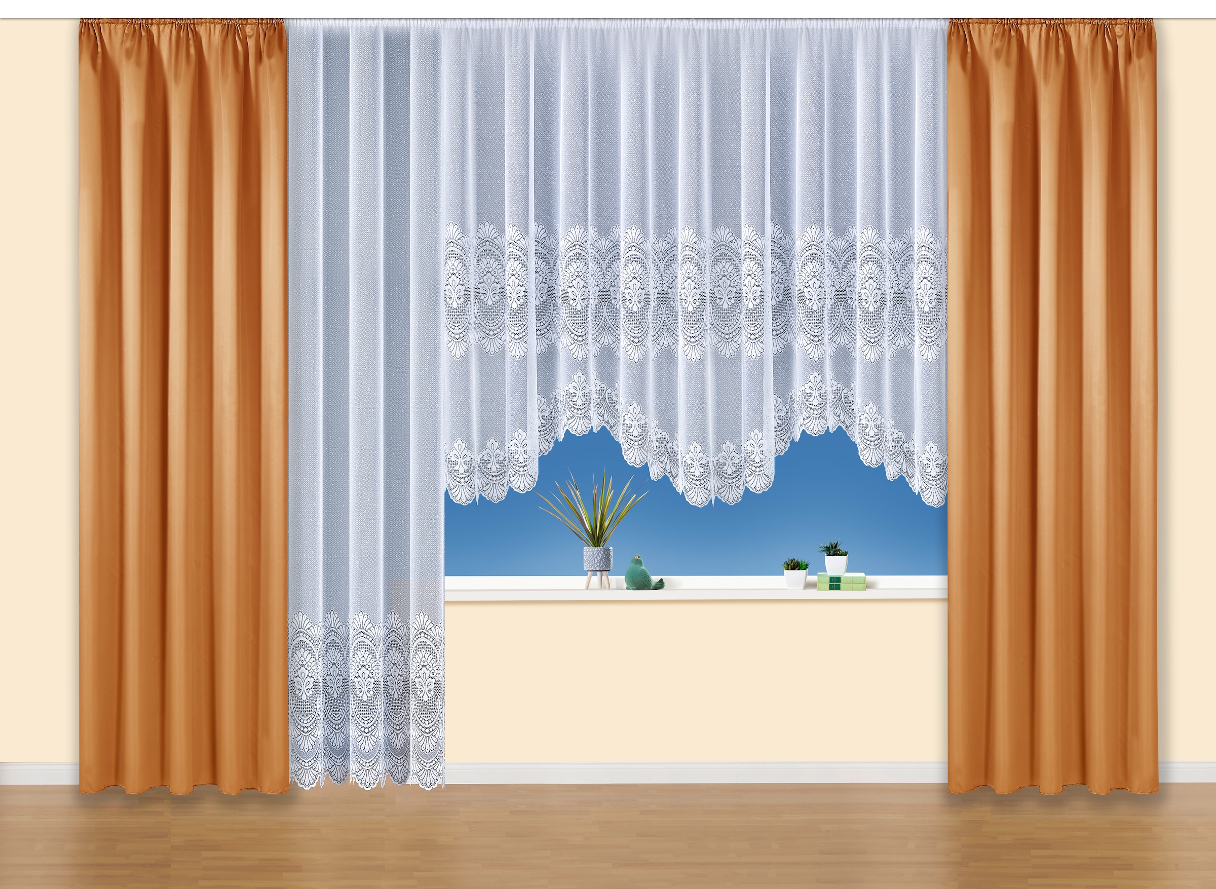 Weckbrodt Rideau »Nicoletta« Bande volante 1 cuis tlg. Gardine, Store, Übergardine, blickdicht