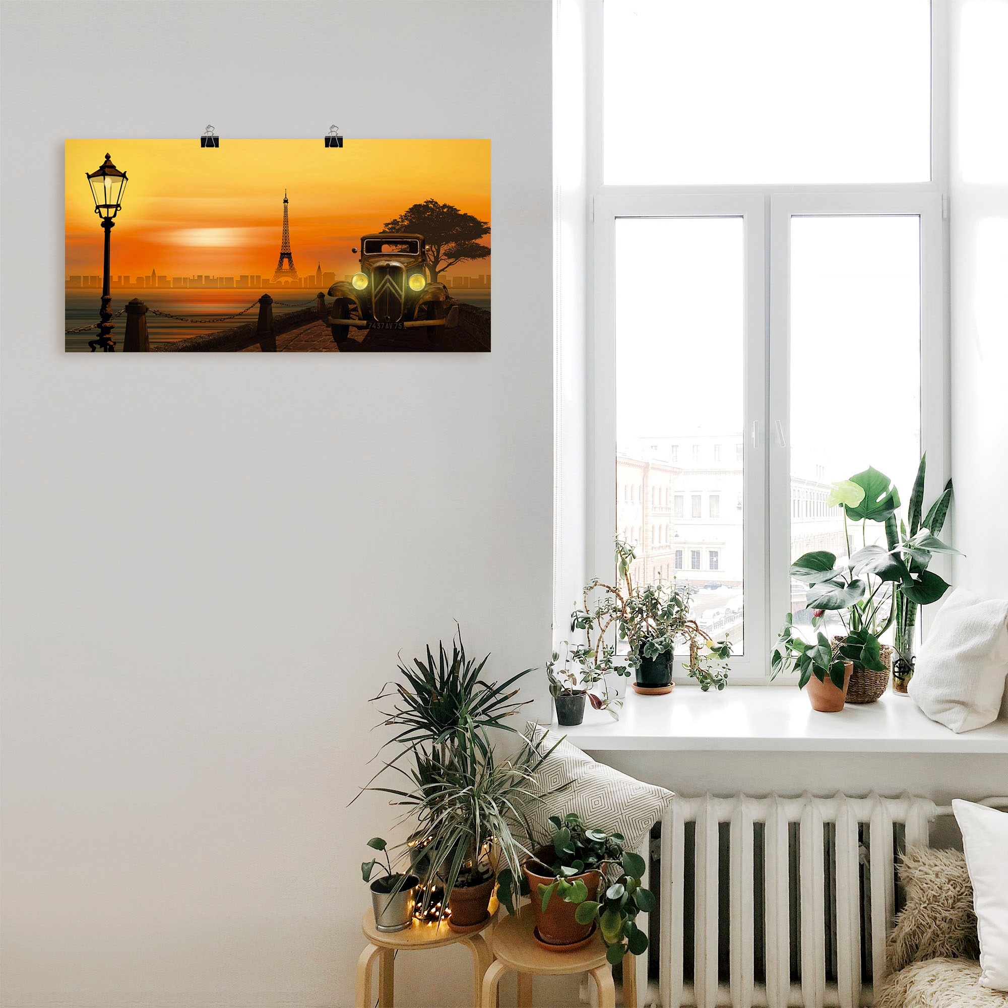 Artland Poster »Paris Nostalgie« Auto 1 Stk. tlg. ohne Rahmen