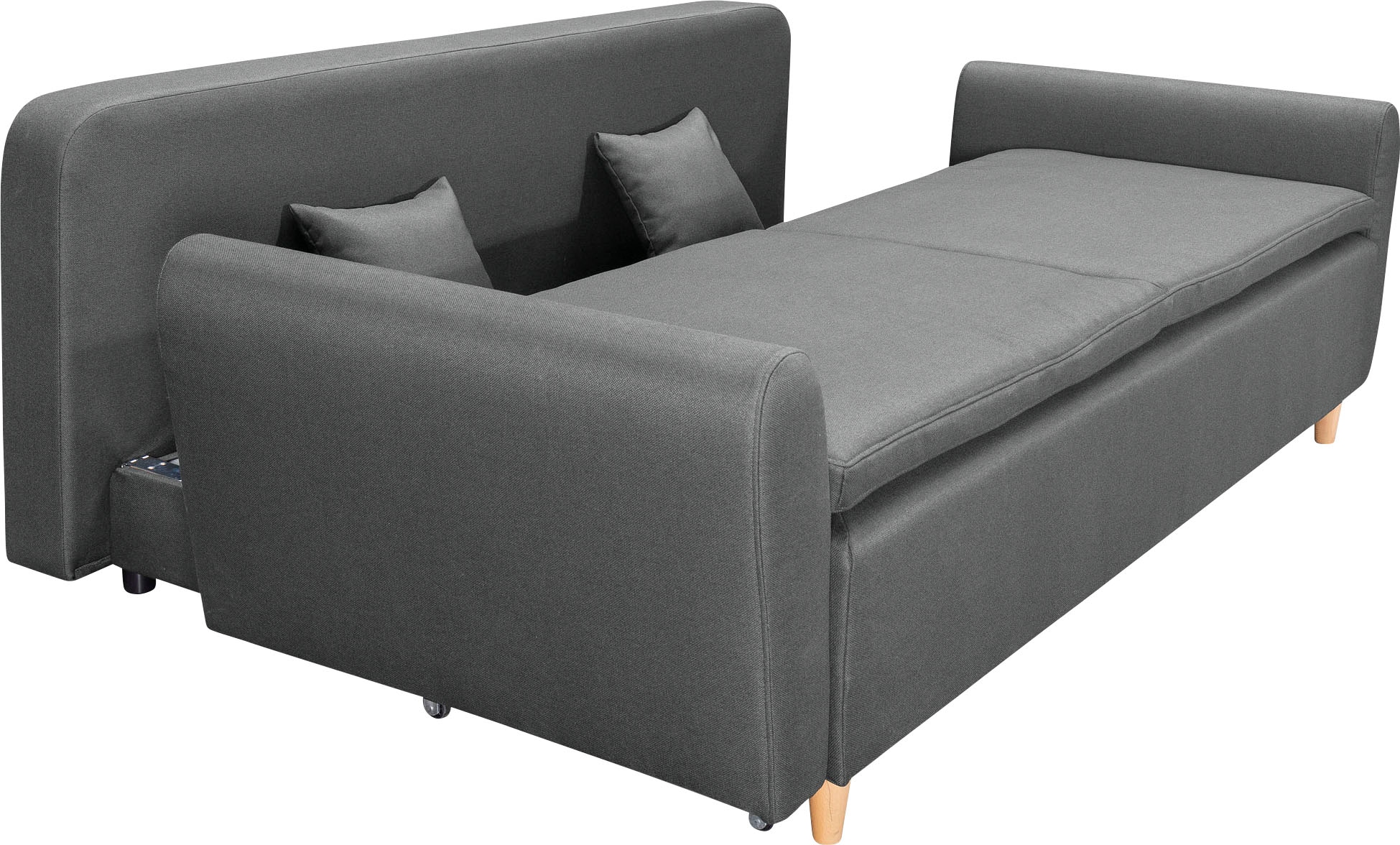 INOSIGN Schlafsofa »Anika« mit Boxspringaufbau, Bettfunktion & Bettkasten, Dauerschlafsofa