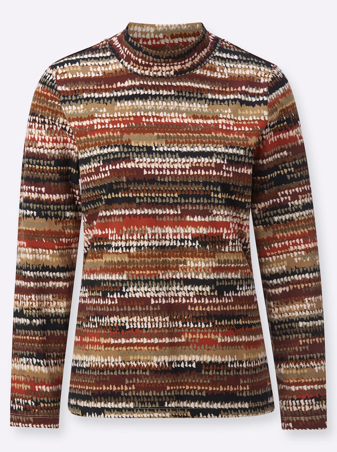 Casual Looks Stehkragenshirt »Druck-Shirt«, 1 Stk.
