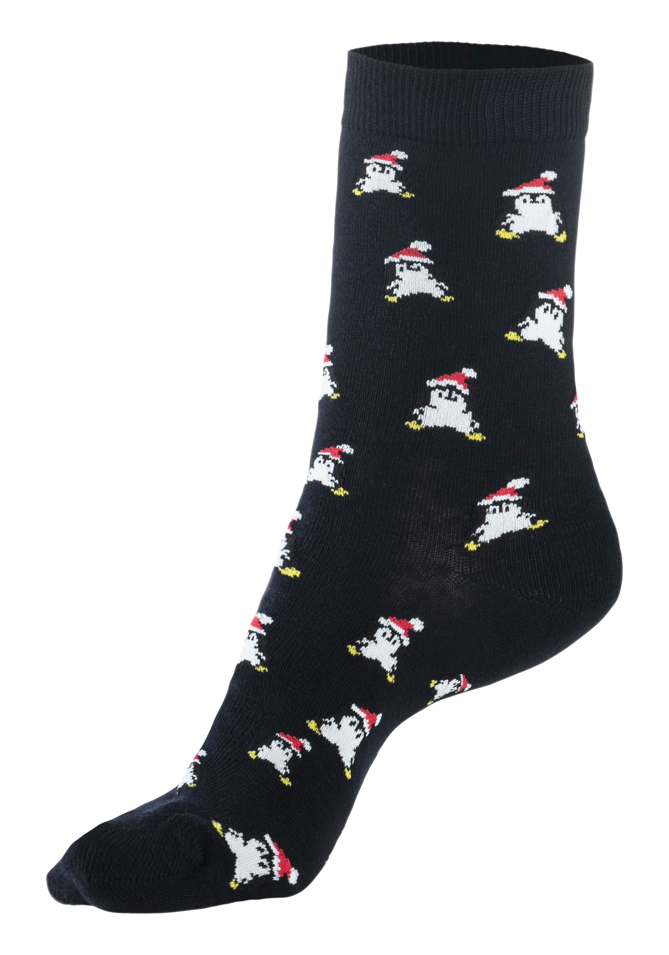 H.I.S Basicsocken Packung, 3 Stk. tlg. Weihnachten, mit weihnachtlichen Motiven