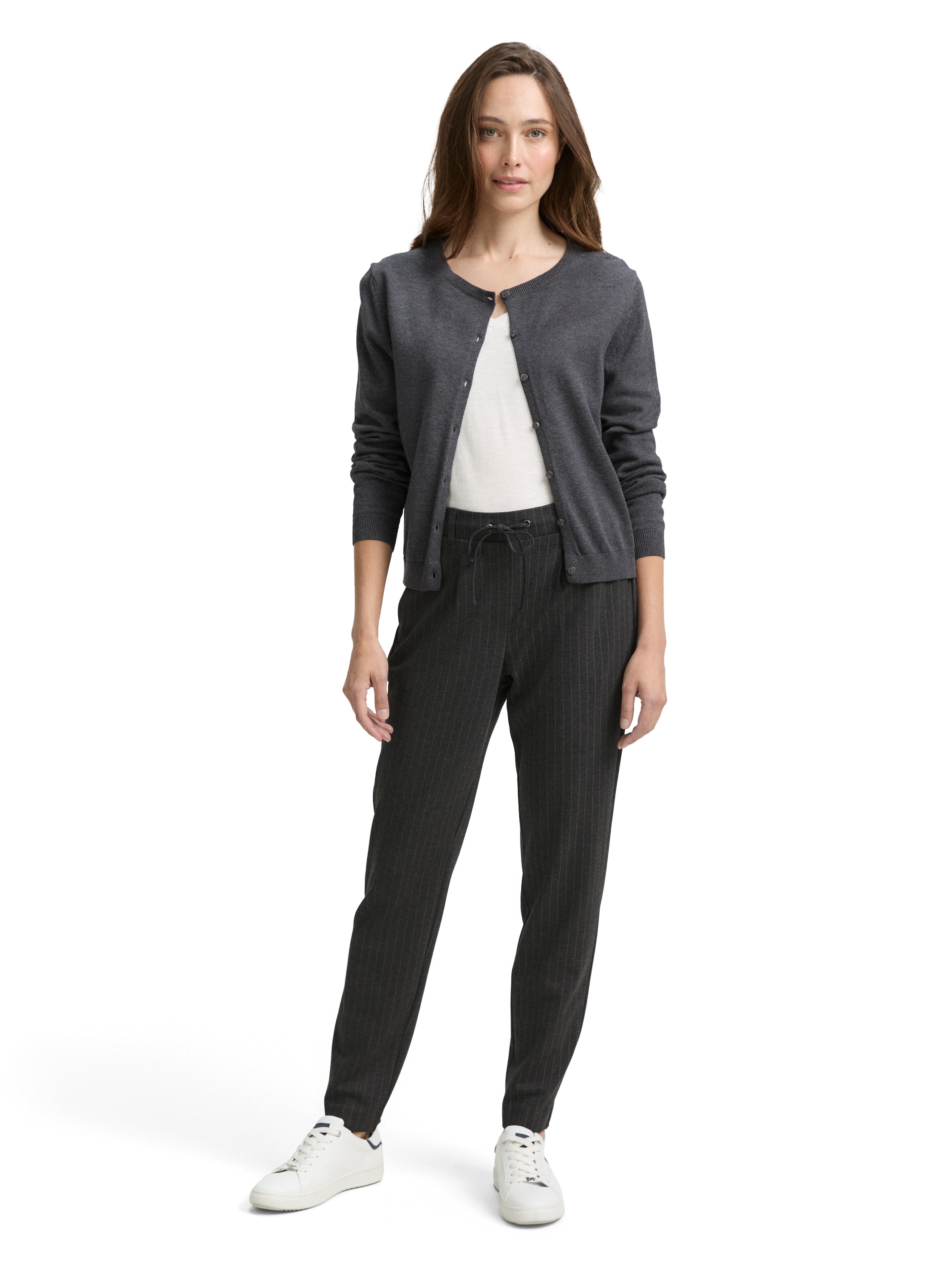 TOM TAILOR Stoffhose  mit Nadelstreifen